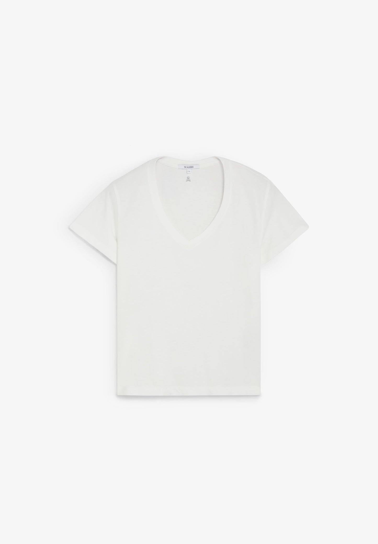 T-SHIRT BÁSICA COM DECOTE EM V