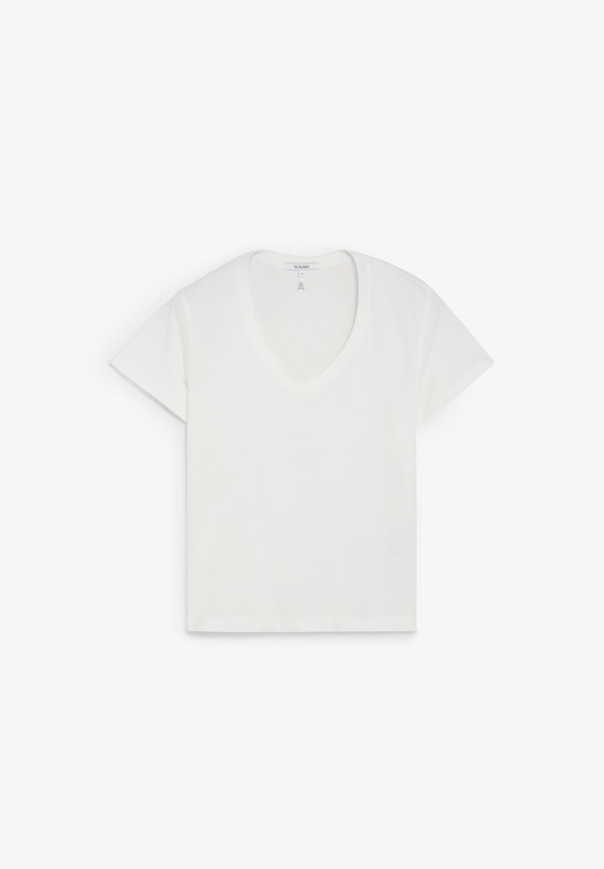 T-SHIRT BÁSICA COM DECOTE EM V