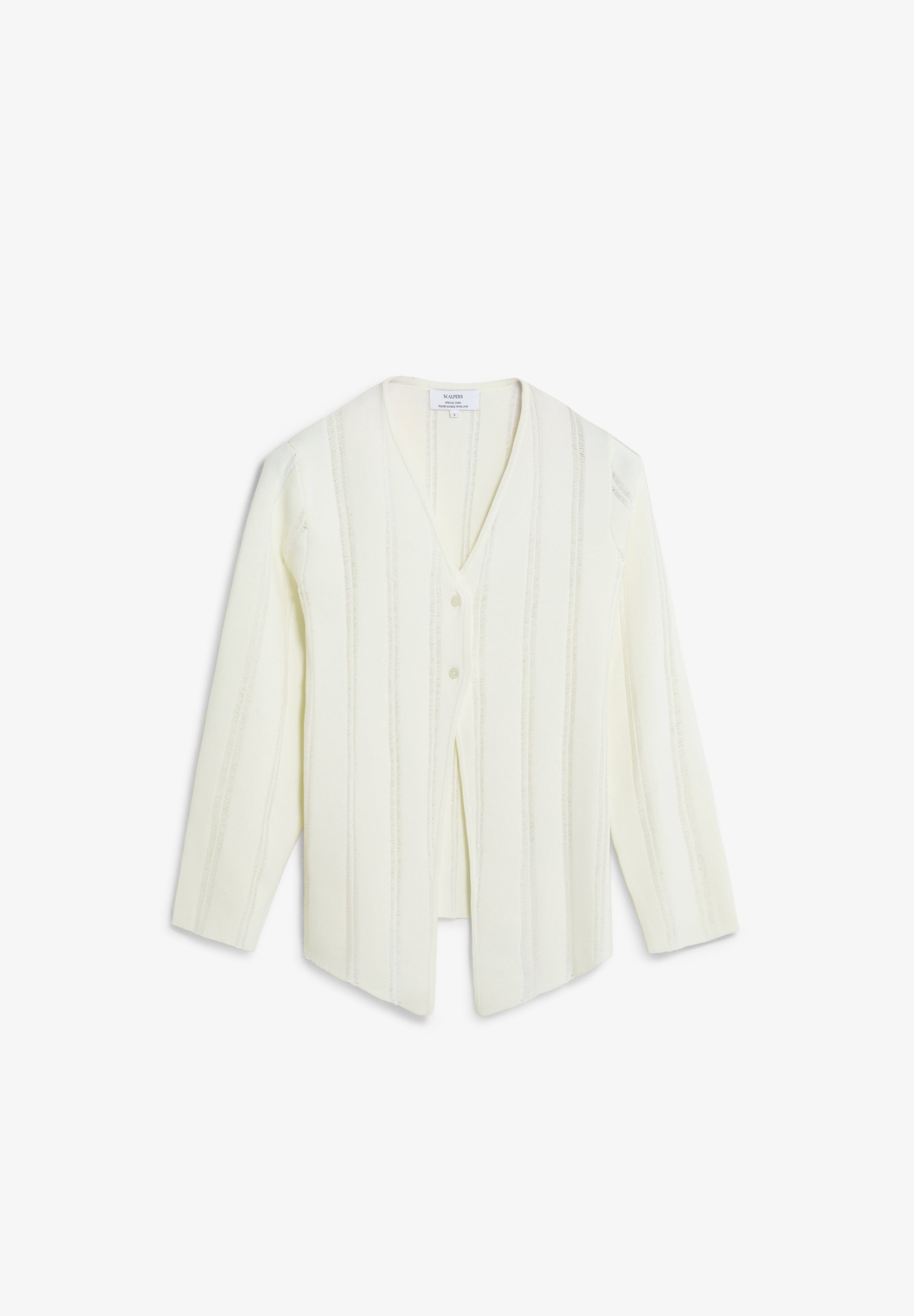 CARDIGAN DE MALHA CANELADA