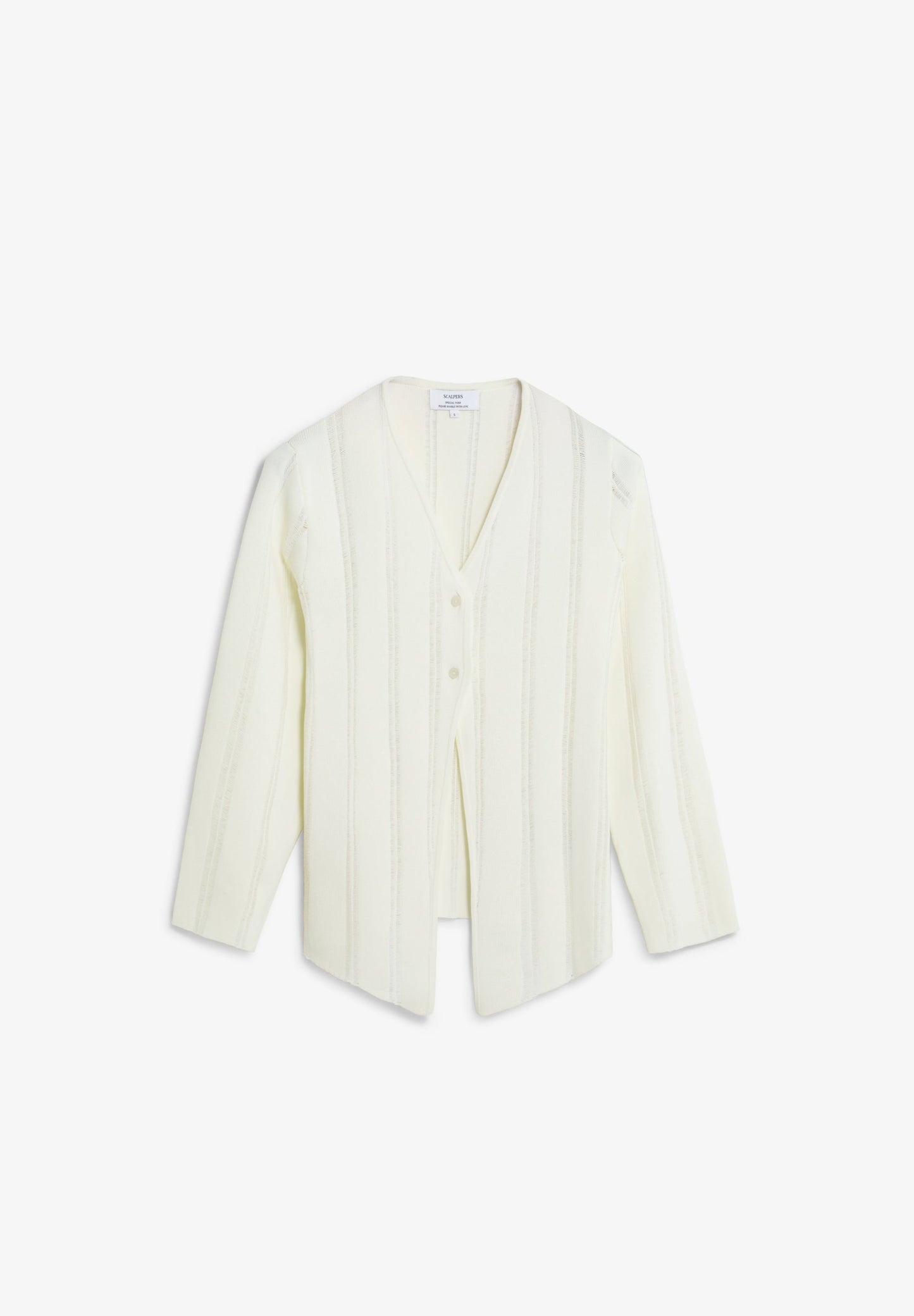 CARDIGAN DE MALHA CANELADA