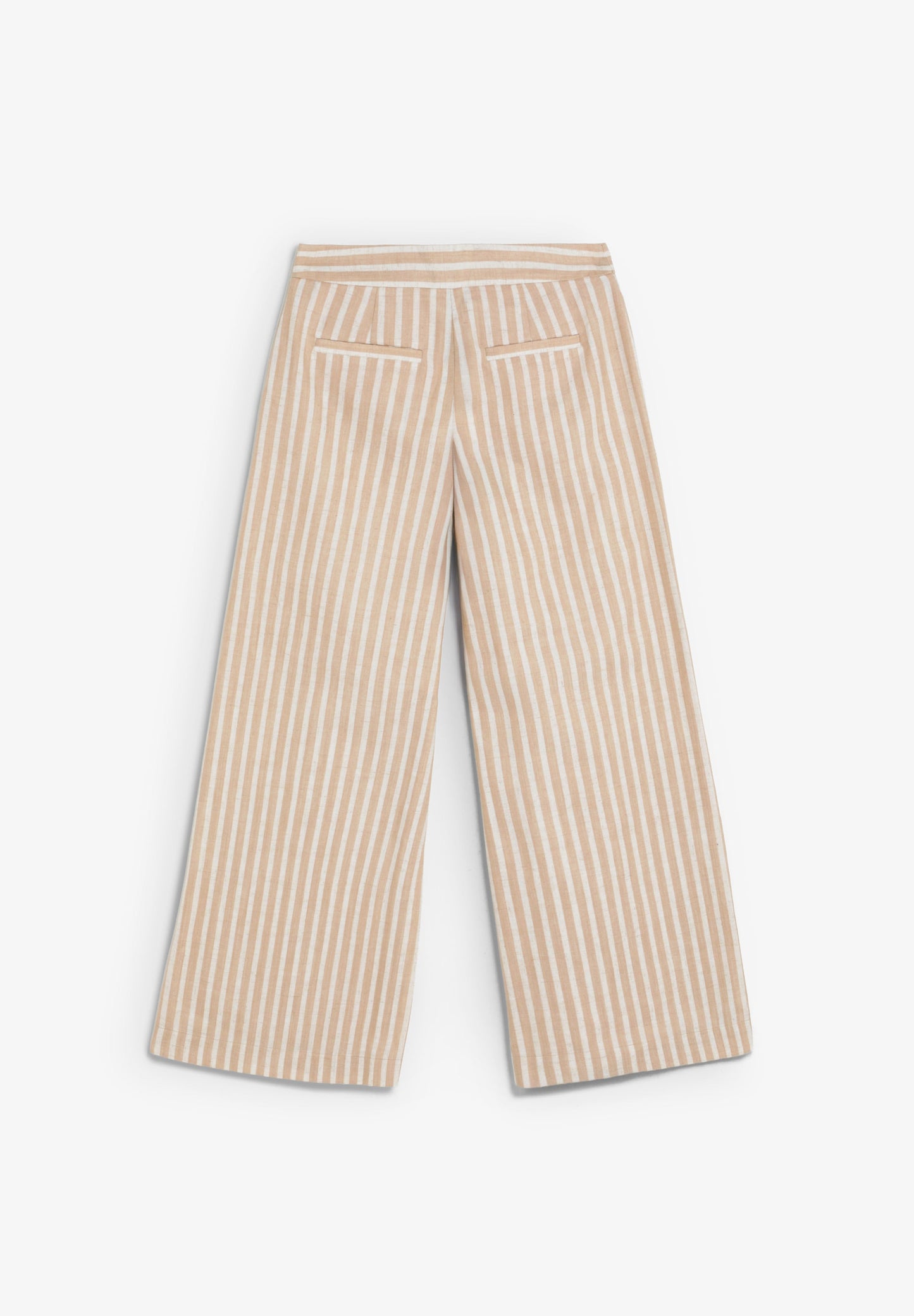 CALÇAS ÀS RISCAS DE LINHO