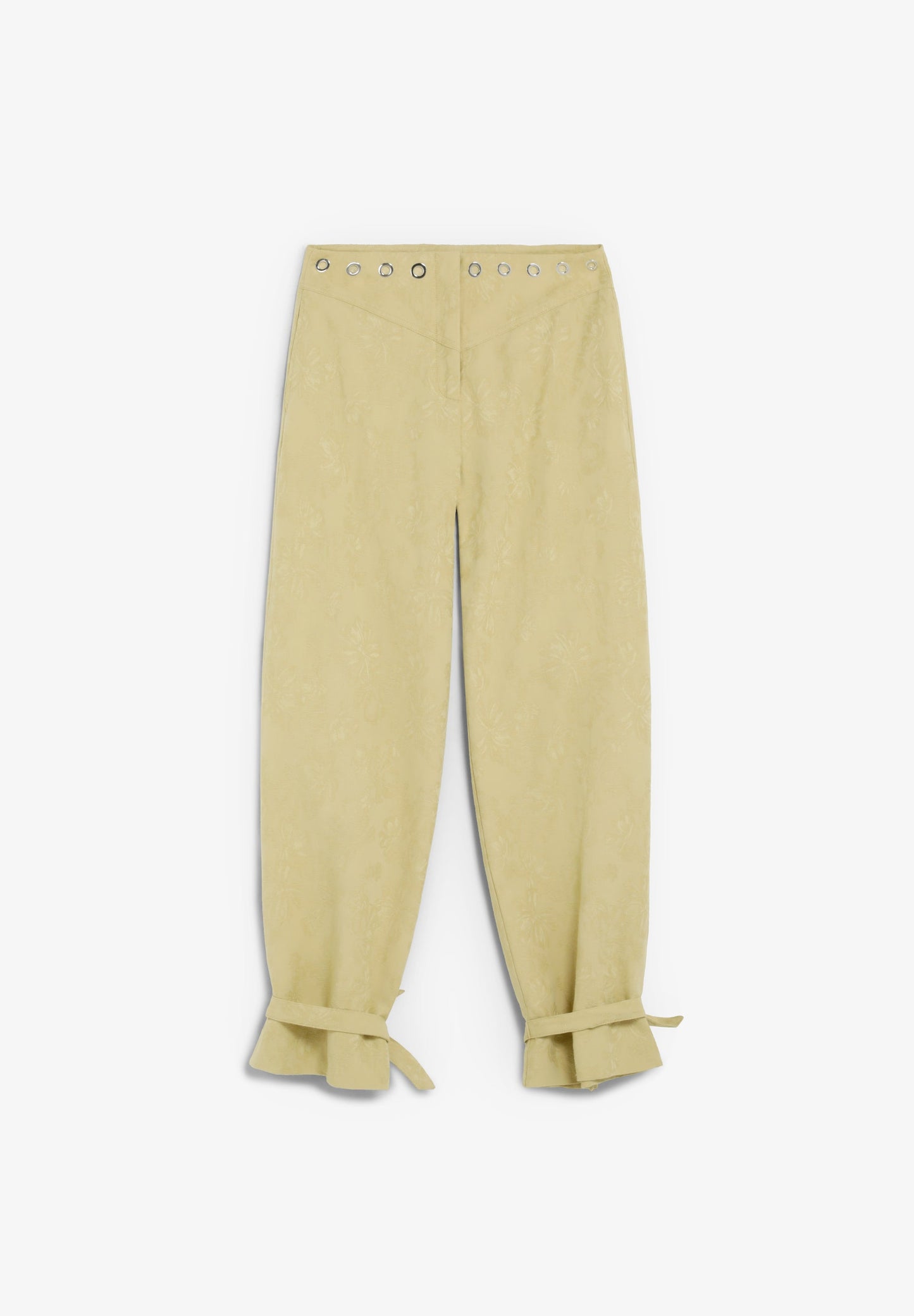 CALÇAS JACQUARD COM TACHAS