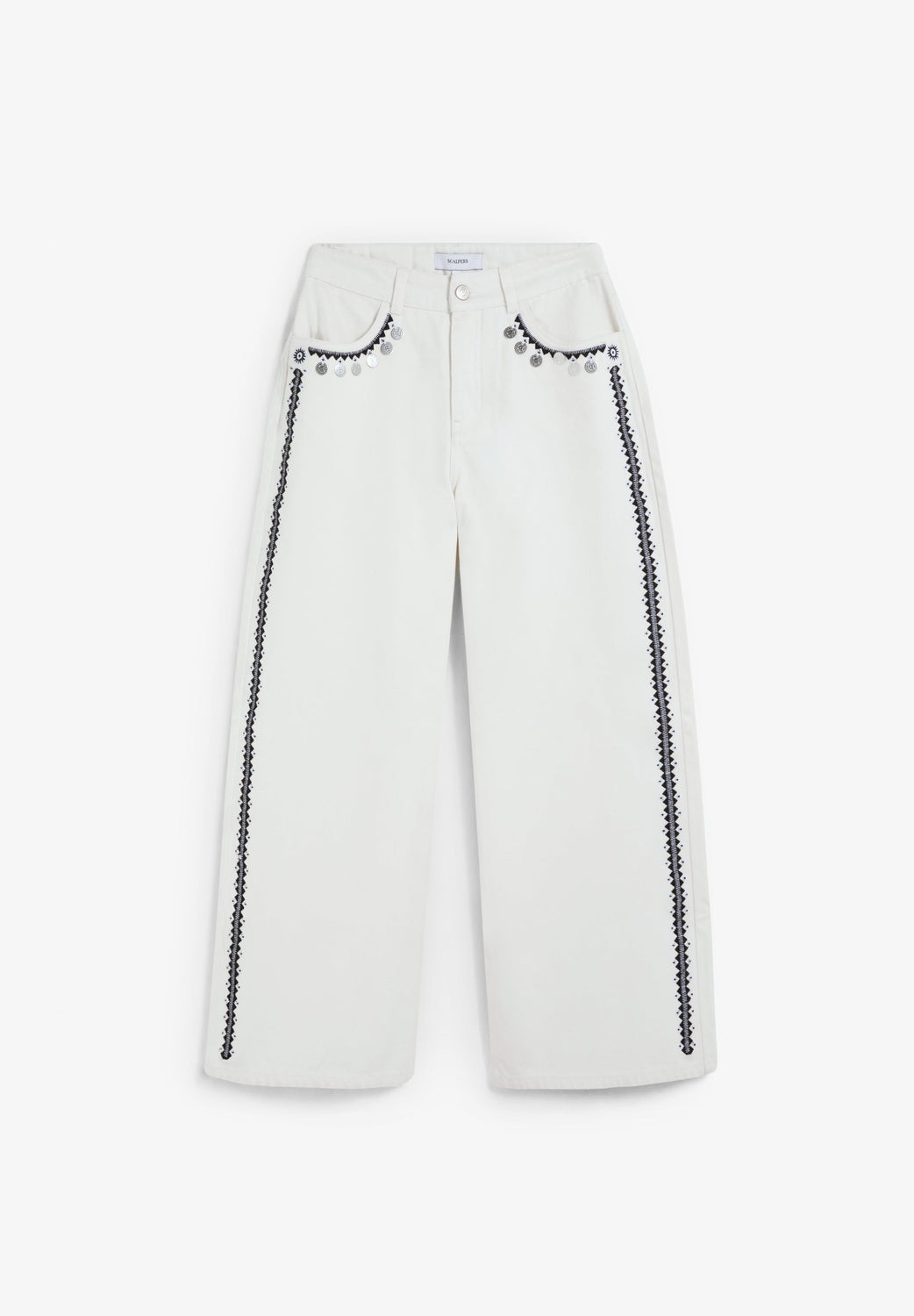 JEANS BORDADO CONTRASTE - Scalpers