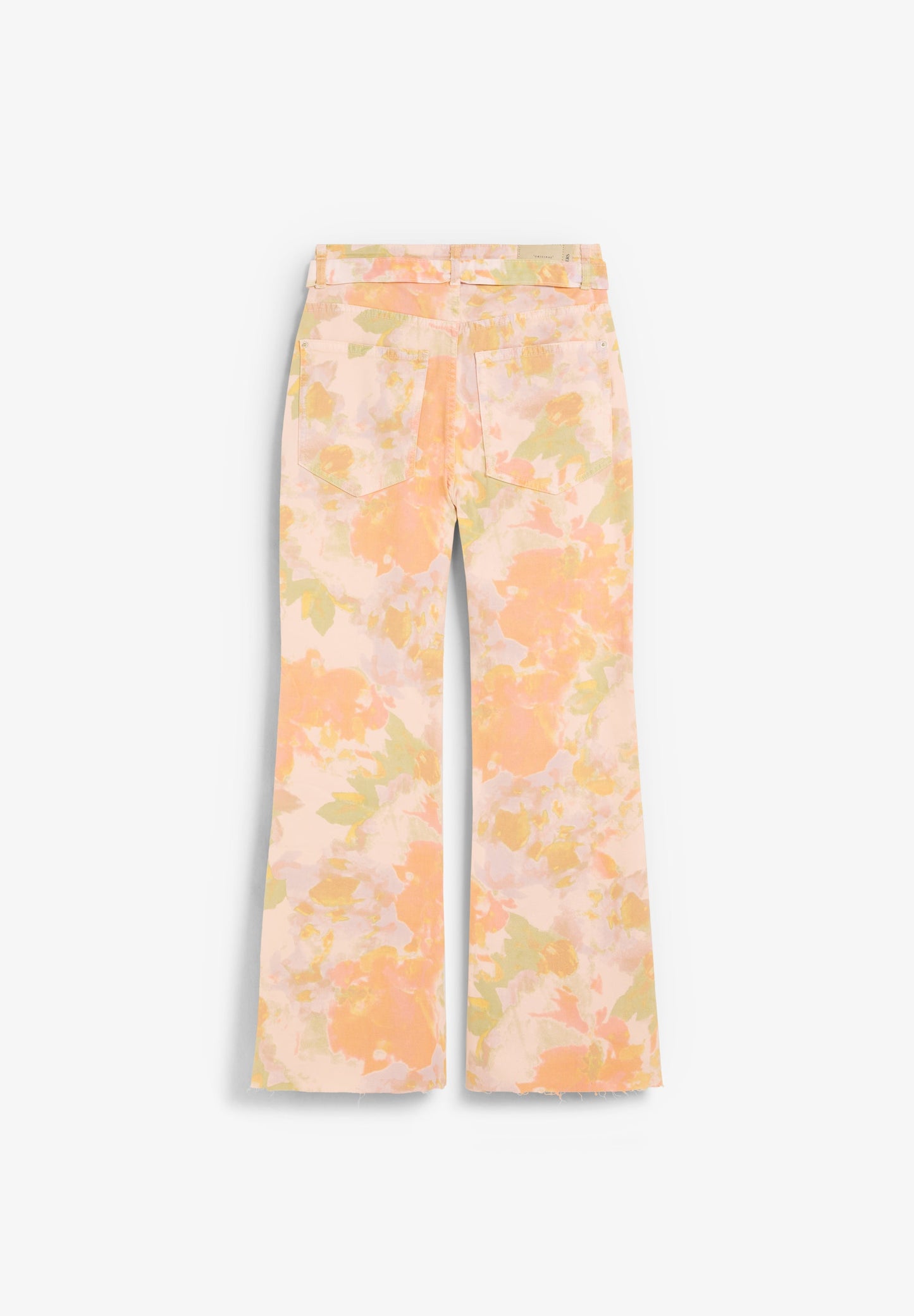 SCFLOWER PRINT DENIM PANT