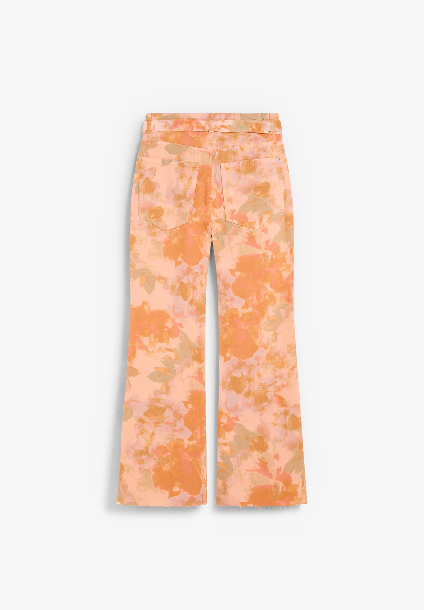 JEANS BOCA DE SINO PADRÃO FLORAL
