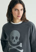 SWEATSHIRT SKULL GLITTER
