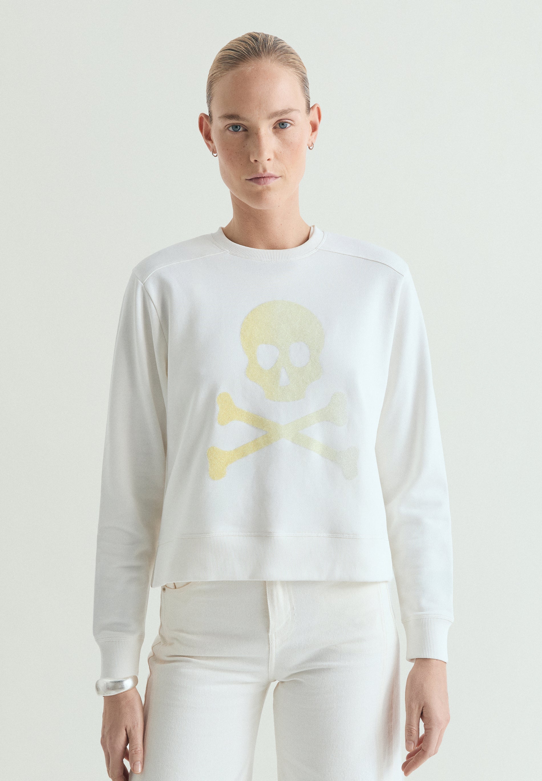 SWEATSHIRT SKULL GLITTER