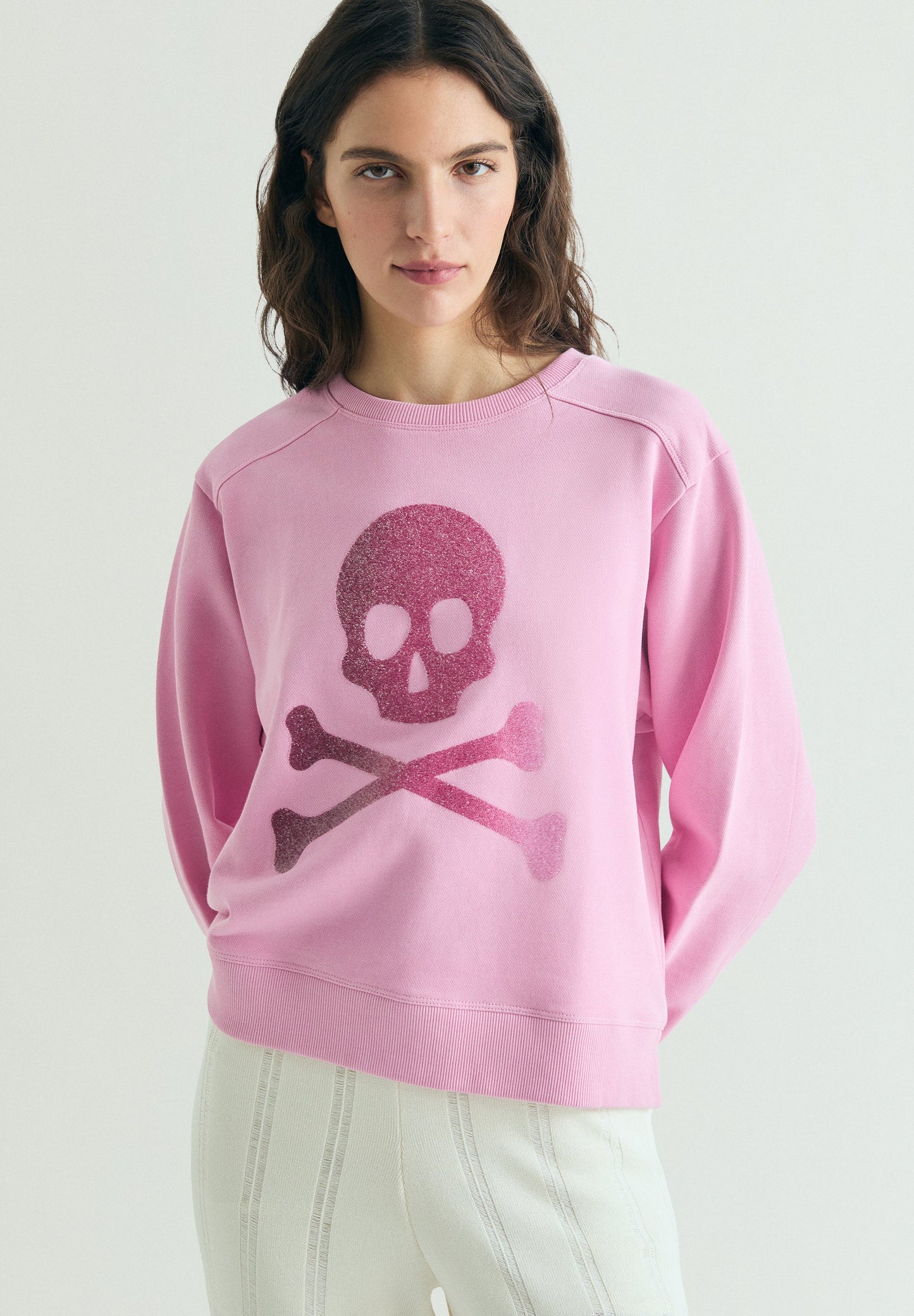 SWEATSHIRT SKULL GLITTER