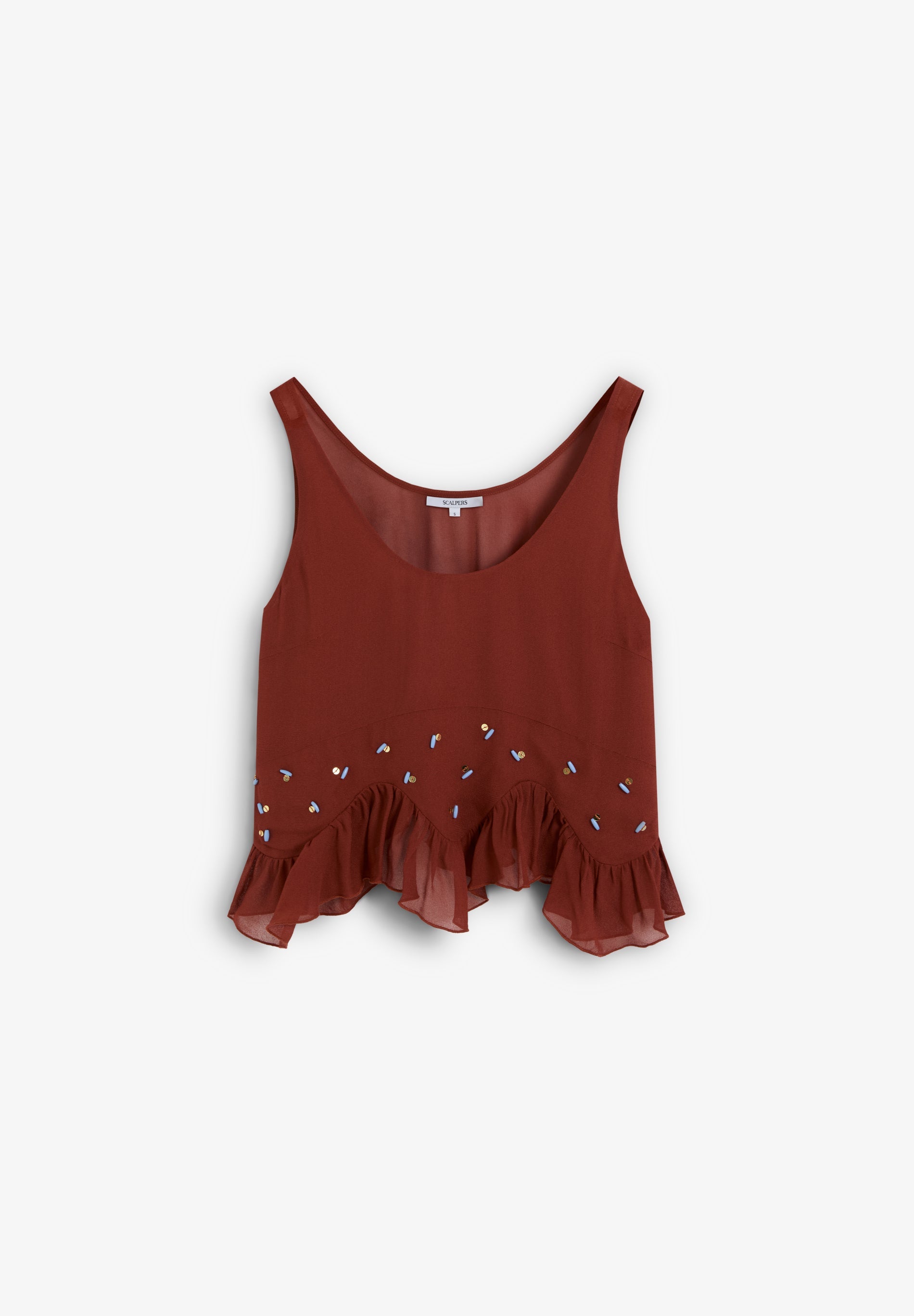 TOP FLUIDO COM APLIQUES