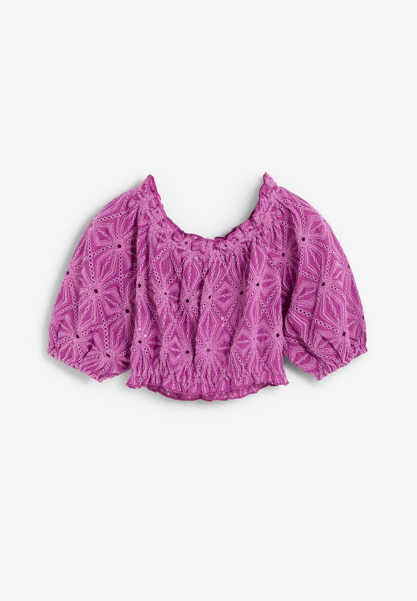 TOP RENDILHADO GOLA REDONDA