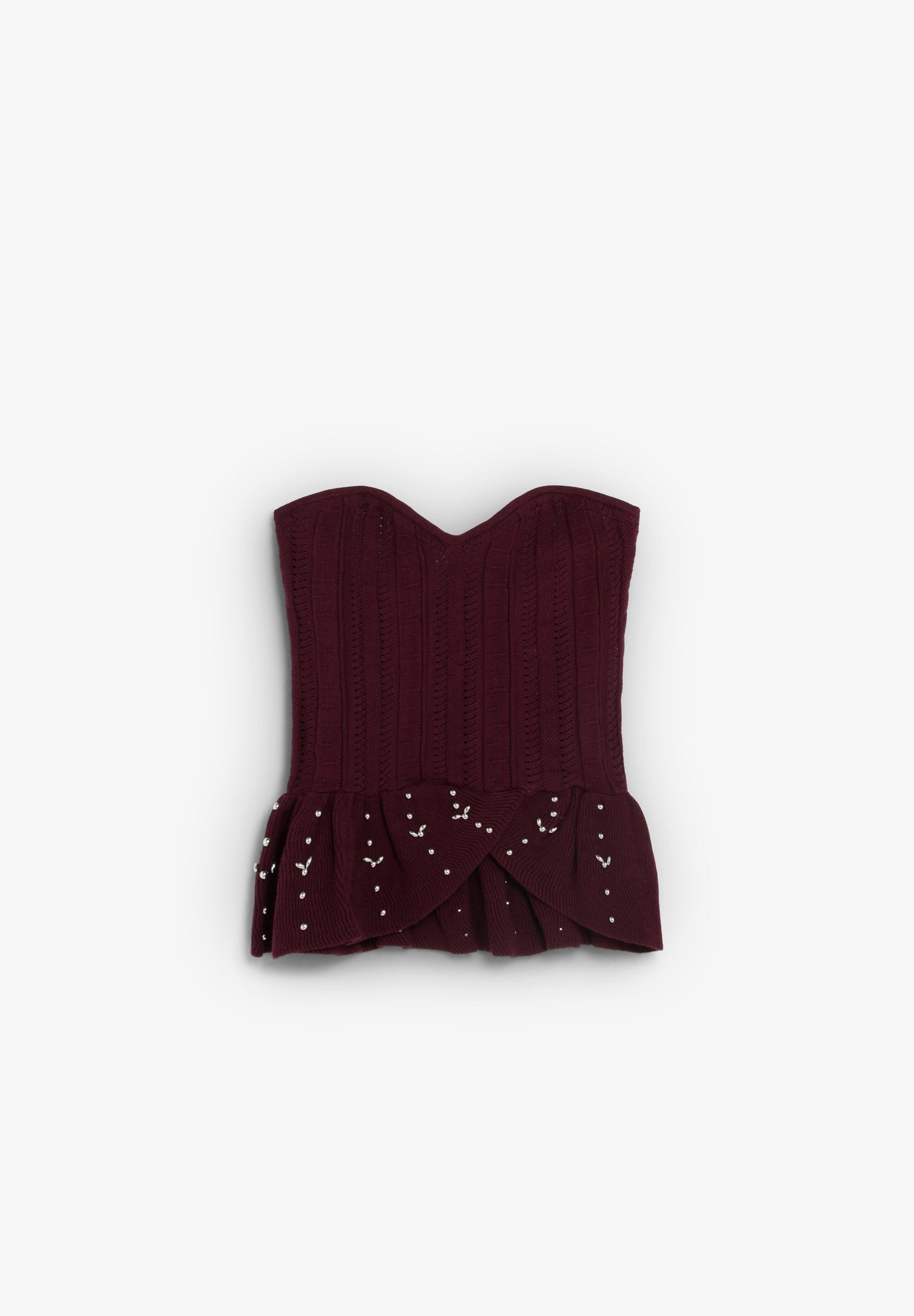 TOP PEPLUM STRASS