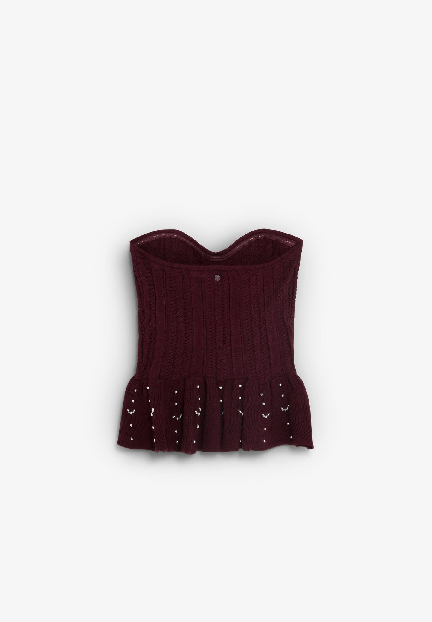 TOP PEPLUM STRASS