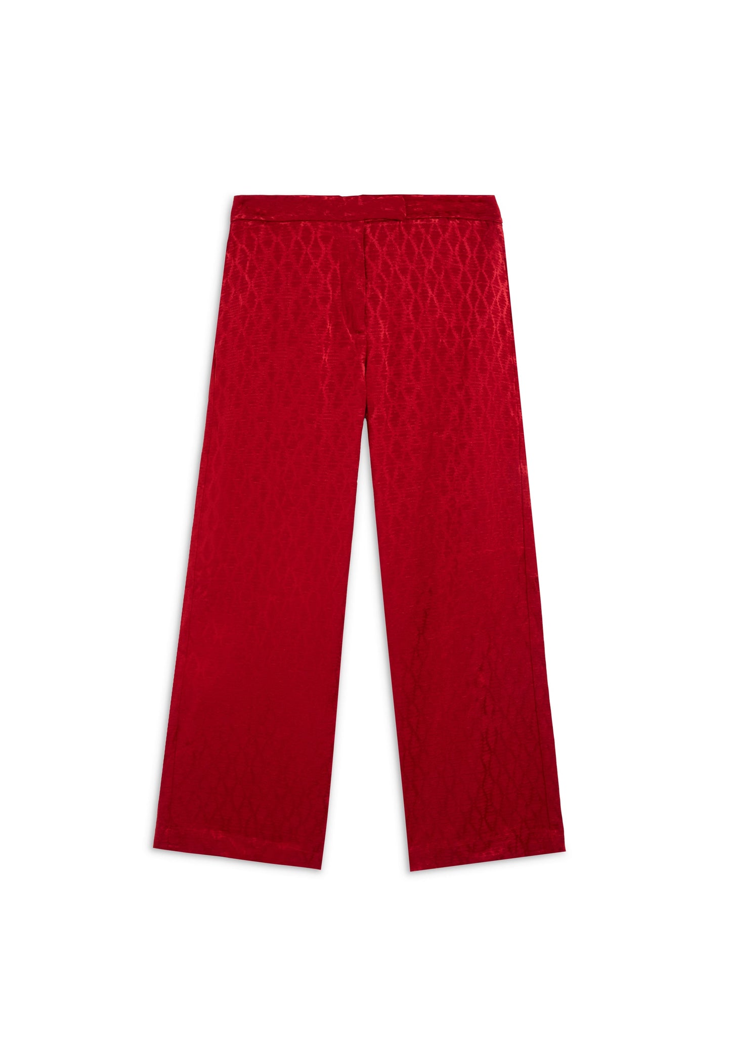 CALÇAS BOCA DE SINO JACQUARD