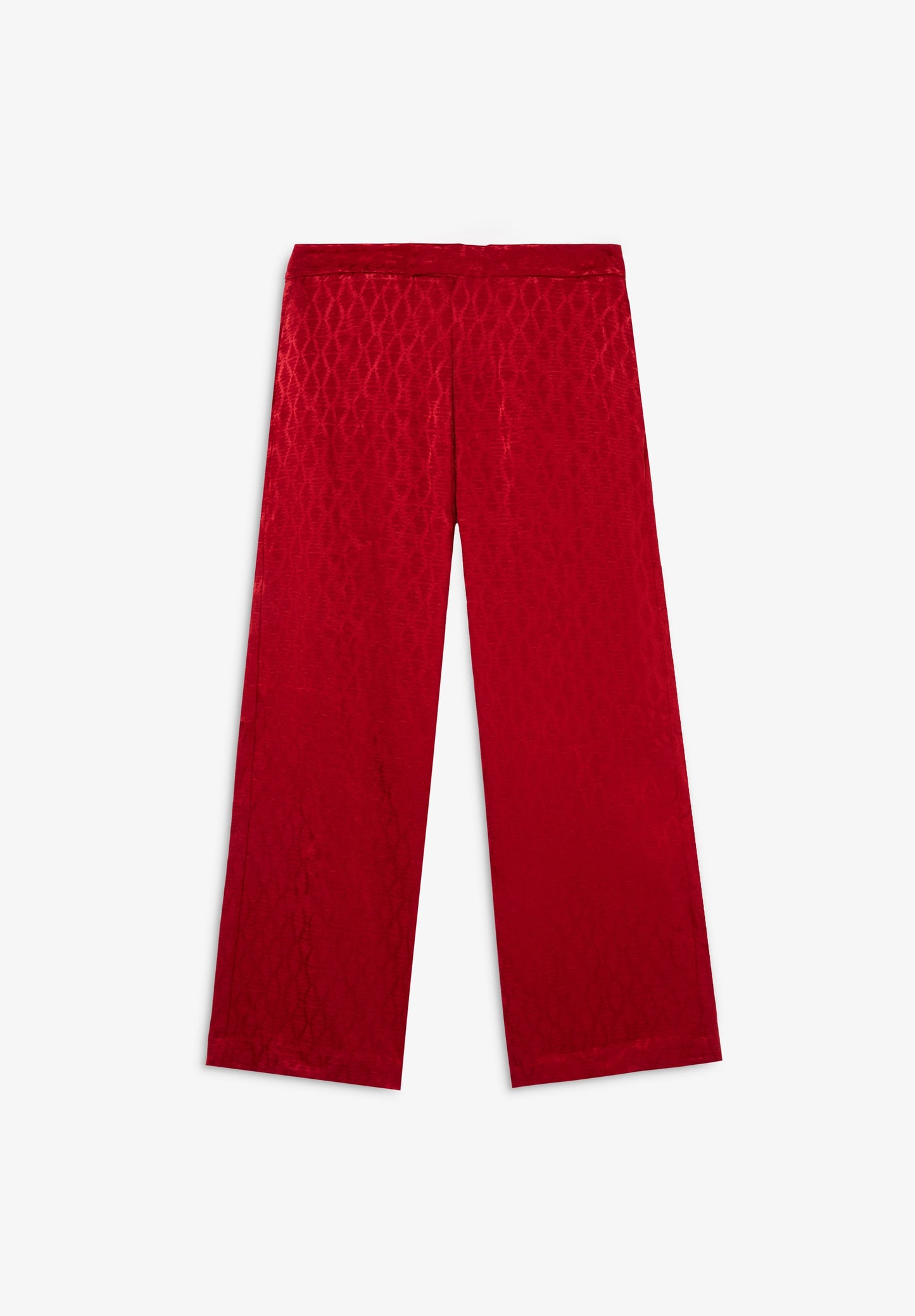 CALÇAS BOCA DE SINO JACQUARD