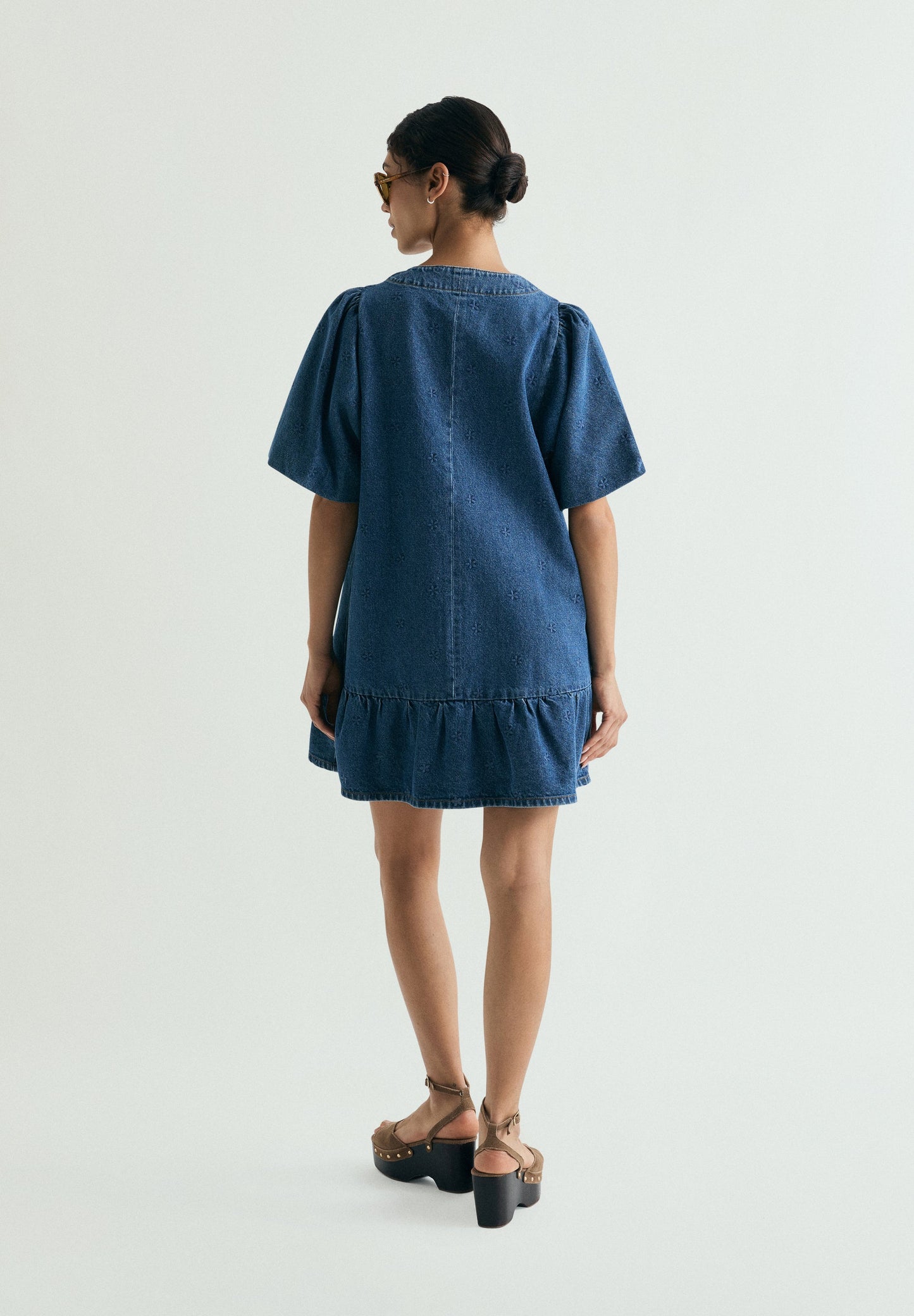 MINIVESTIDO EM DENIM