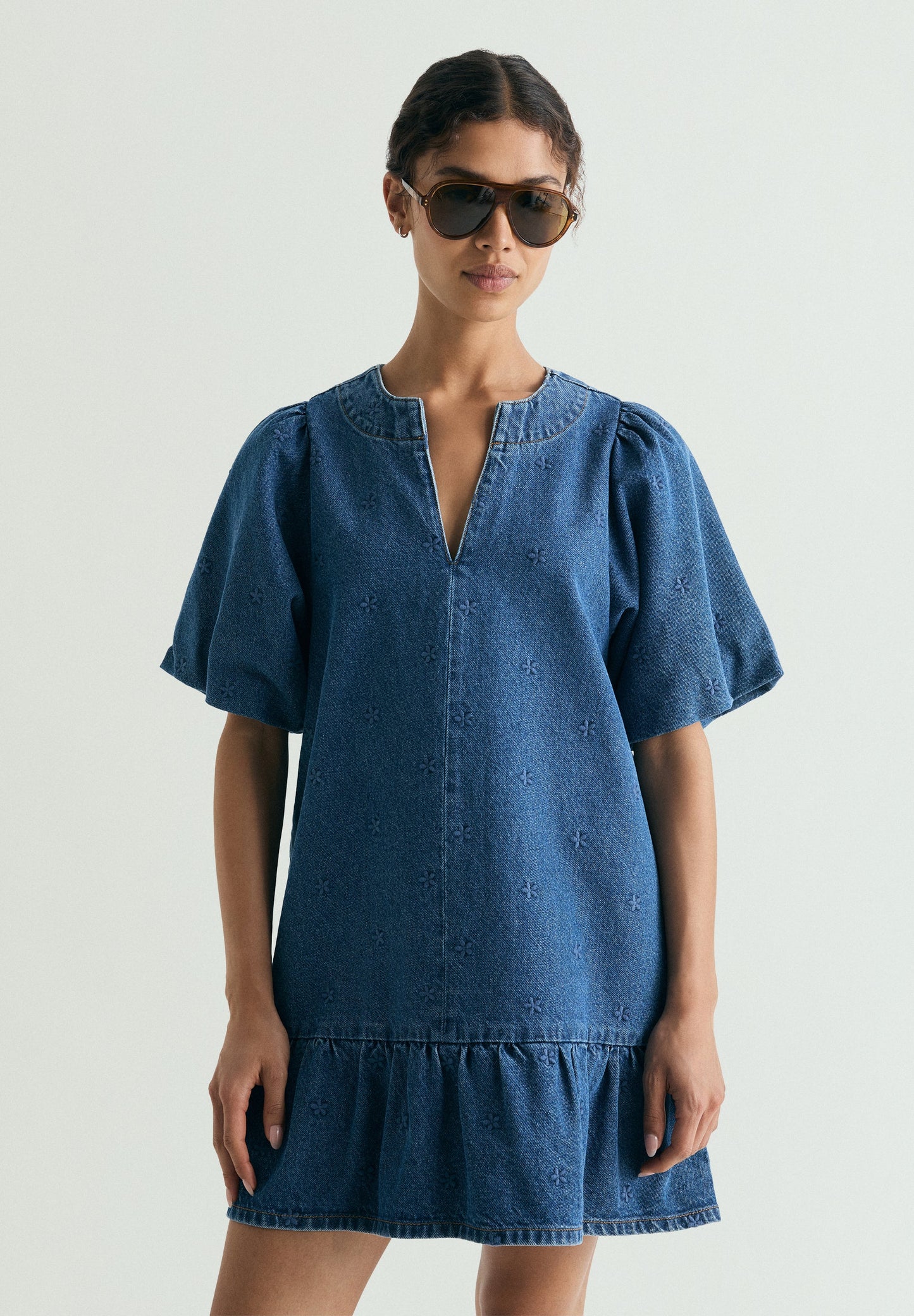 MINIVESTIDO EM DENIM
