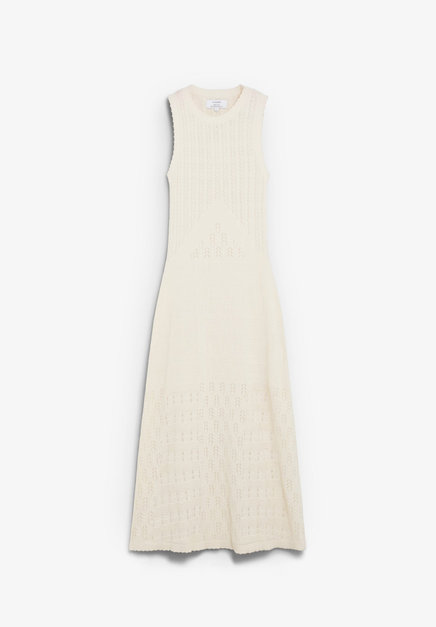VESTIDO DE MALHA RENDILHADO