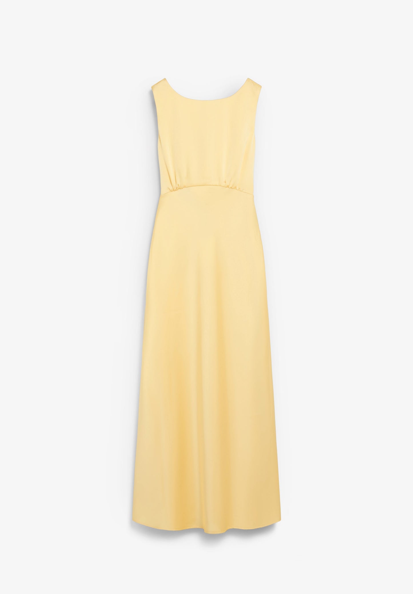 VESTIDO ACETINADO COM COSTAS DESCOBERTAS