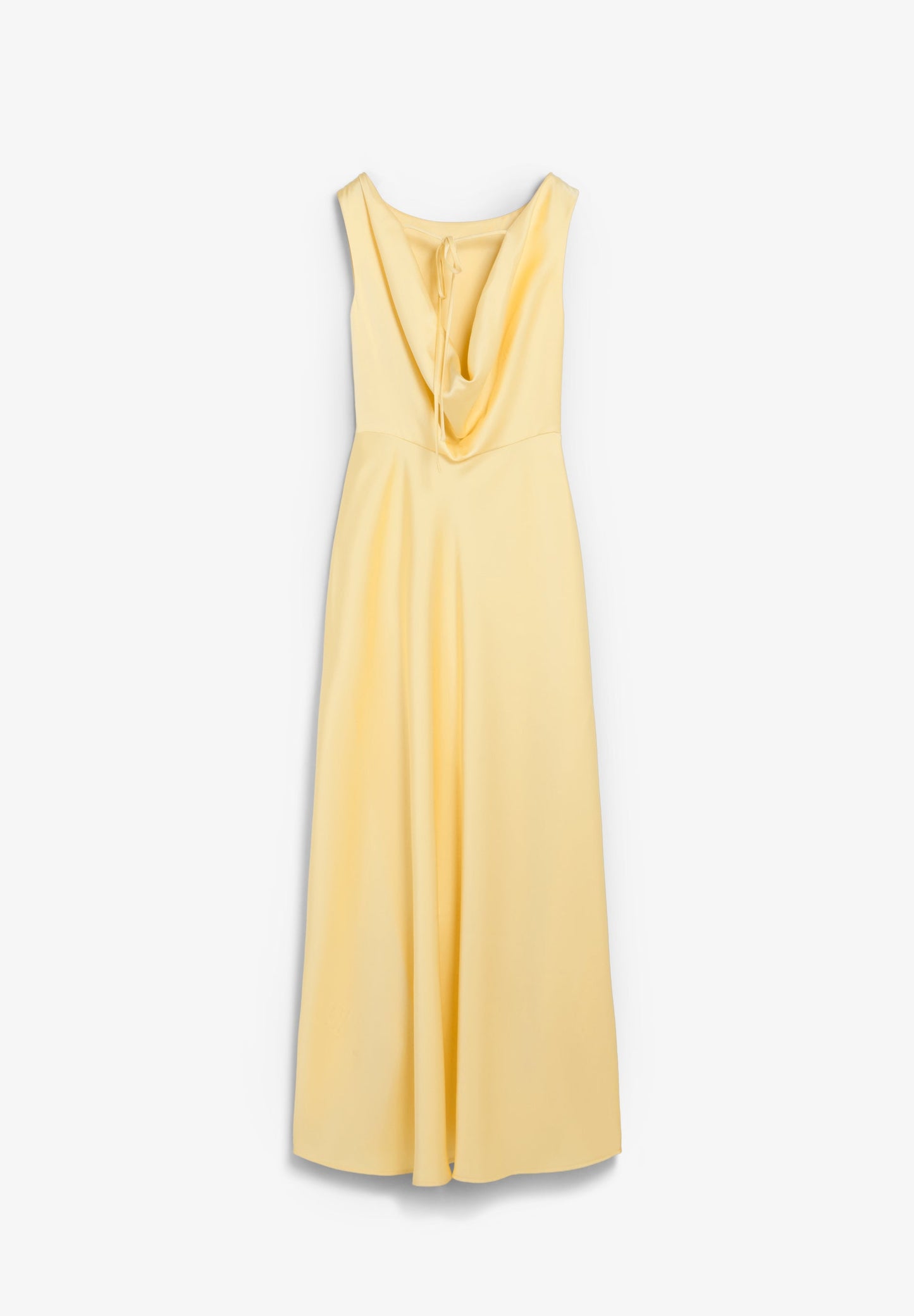 VESTIDO ACETINADO COM COSTAS DESCOBERTAS