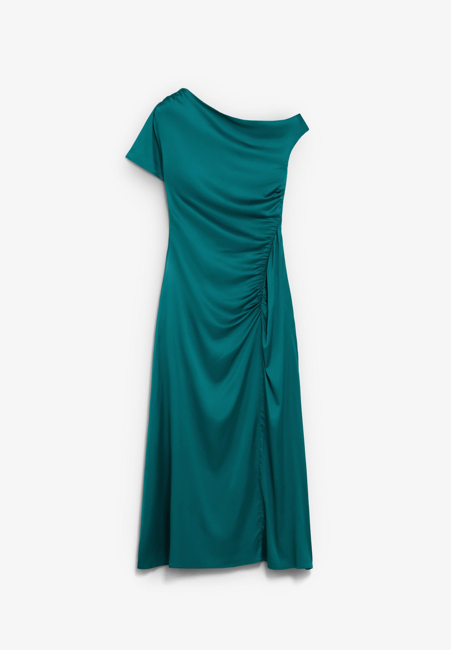 VESTIDO ASSIMÉTRICO ACETINADO