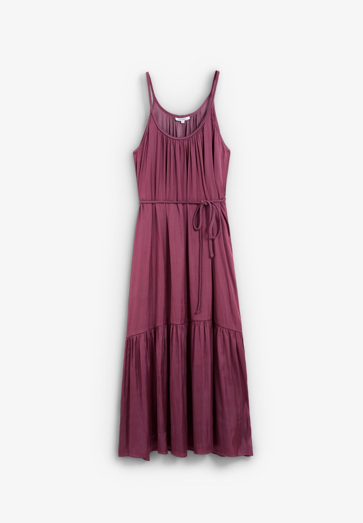 VESTIDO DE CINTURA TRANÇADA