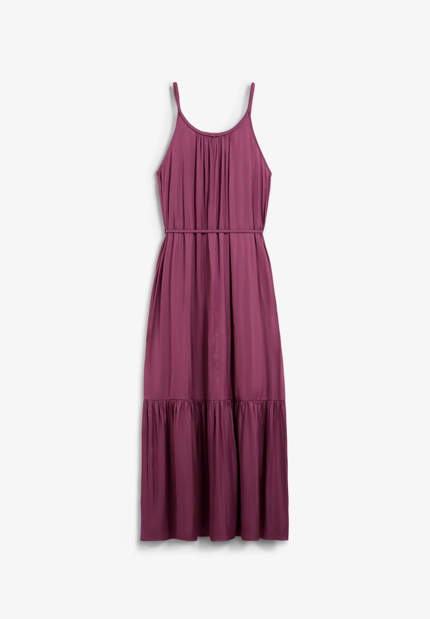 VESTIDO DE CINTURA TRANÇADA