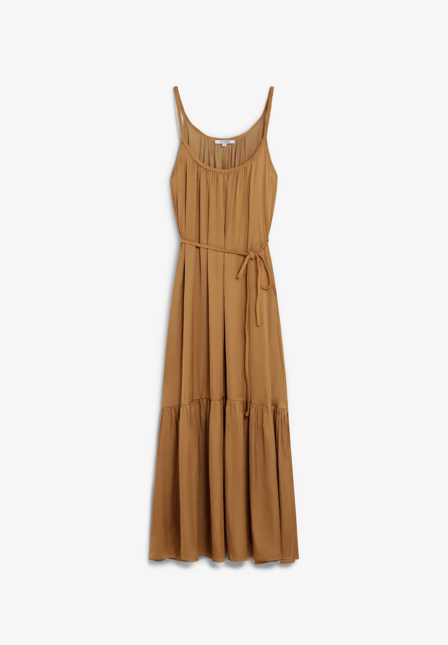 VESTIDO DE CINTURA TRANÇADA