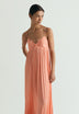 VESTIDO MIDI COM DETALHE FLORA