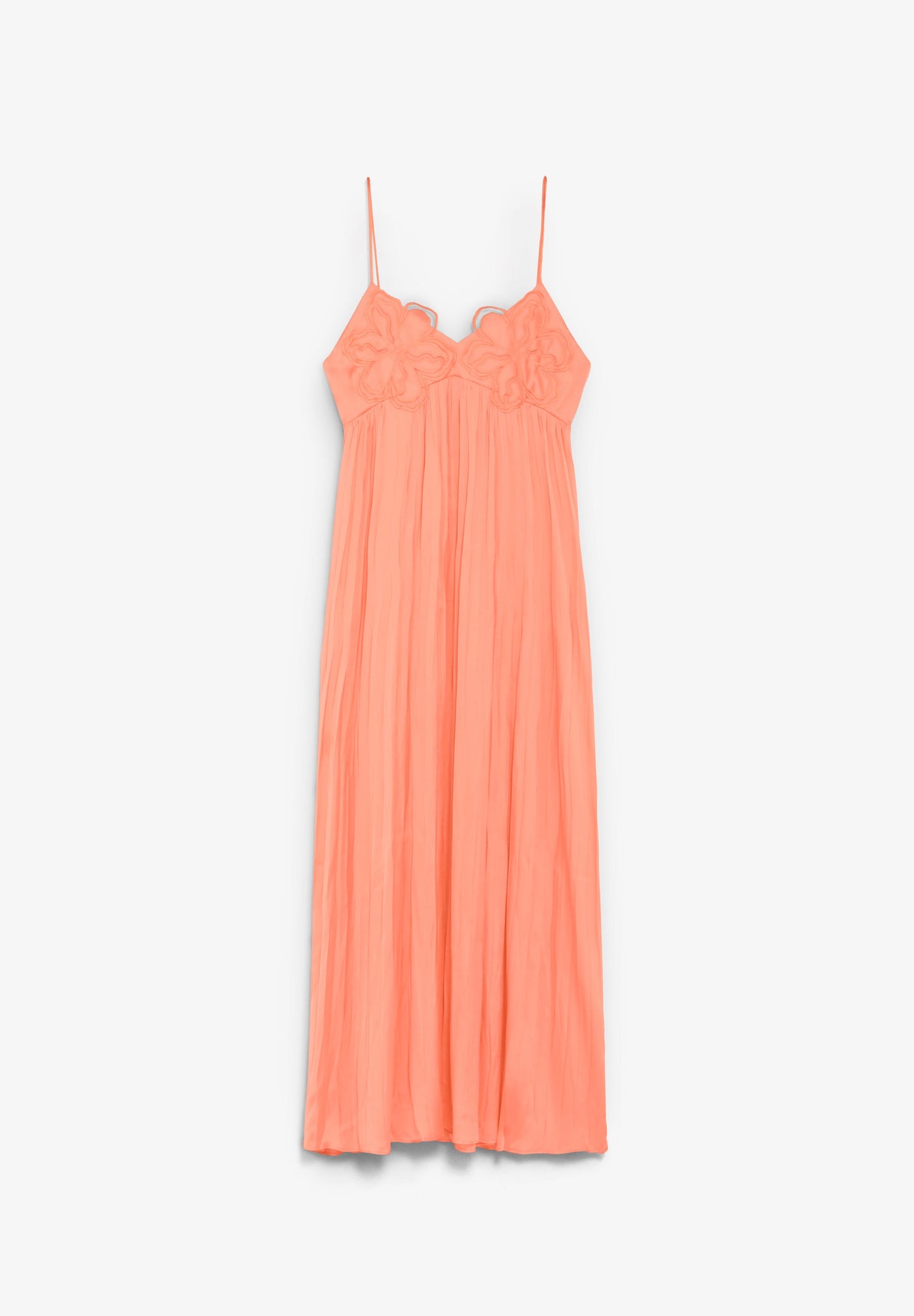 VESTIDO MIDI COM DETALHE FLORA