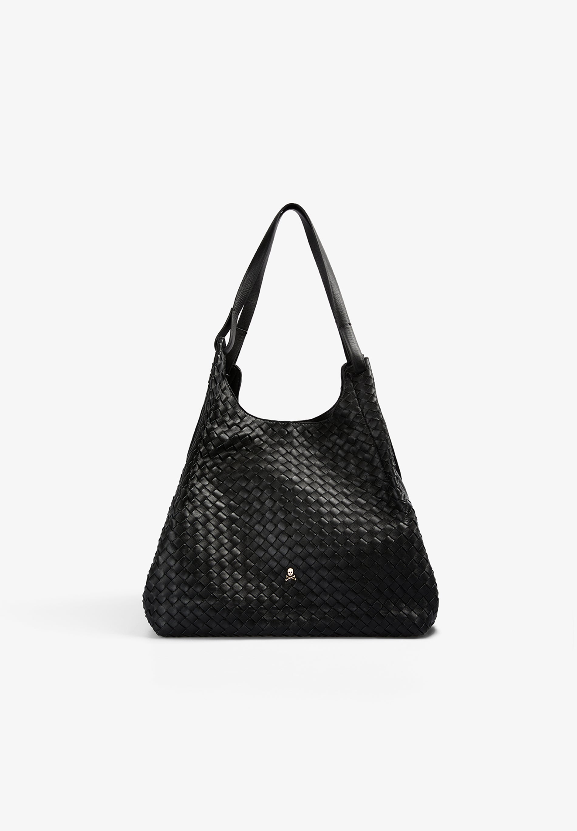 BOLSA SHOPPER DE PELE TRANÇADA