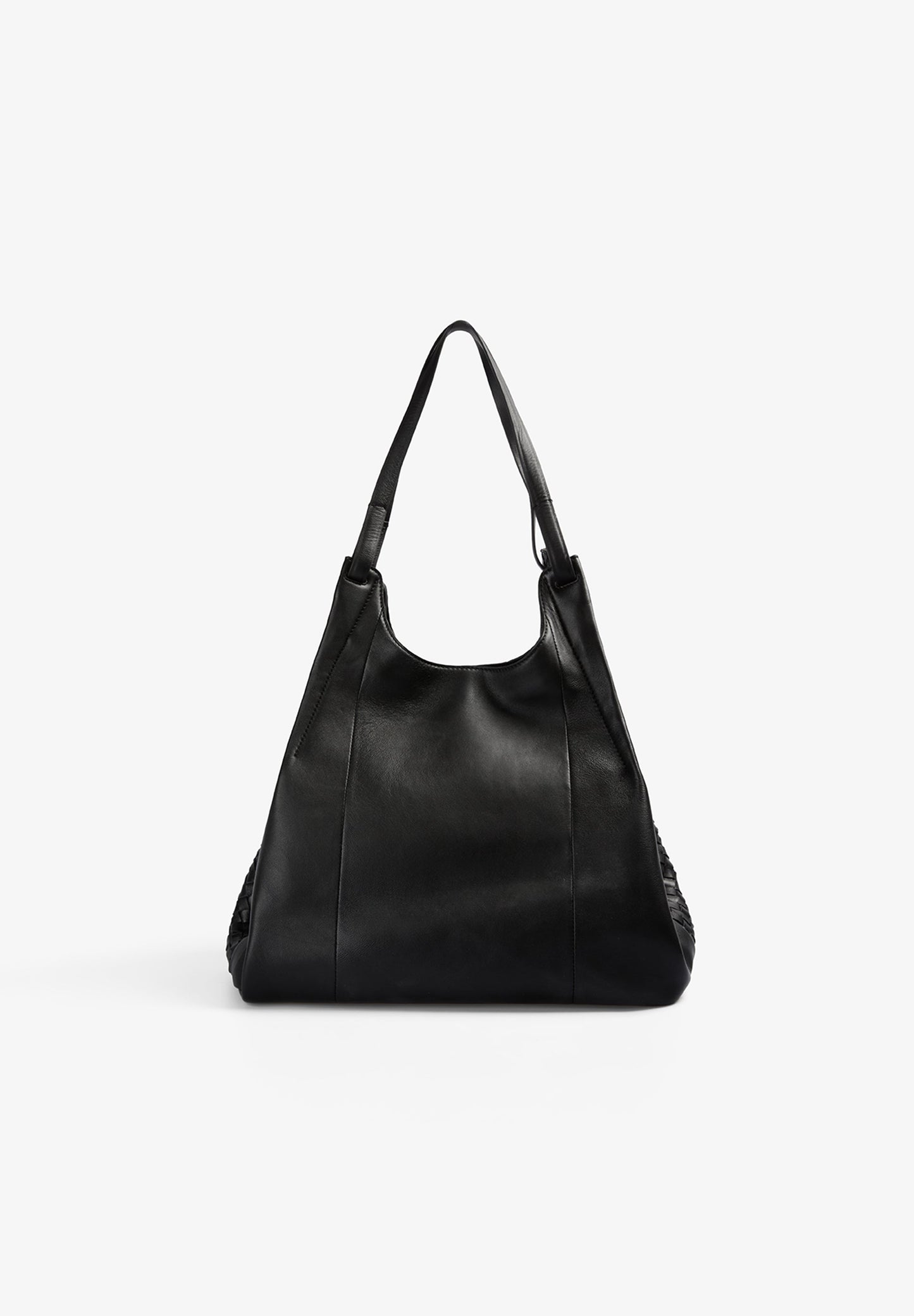BOLSA SHOPPER DE PELE TRANÇADA