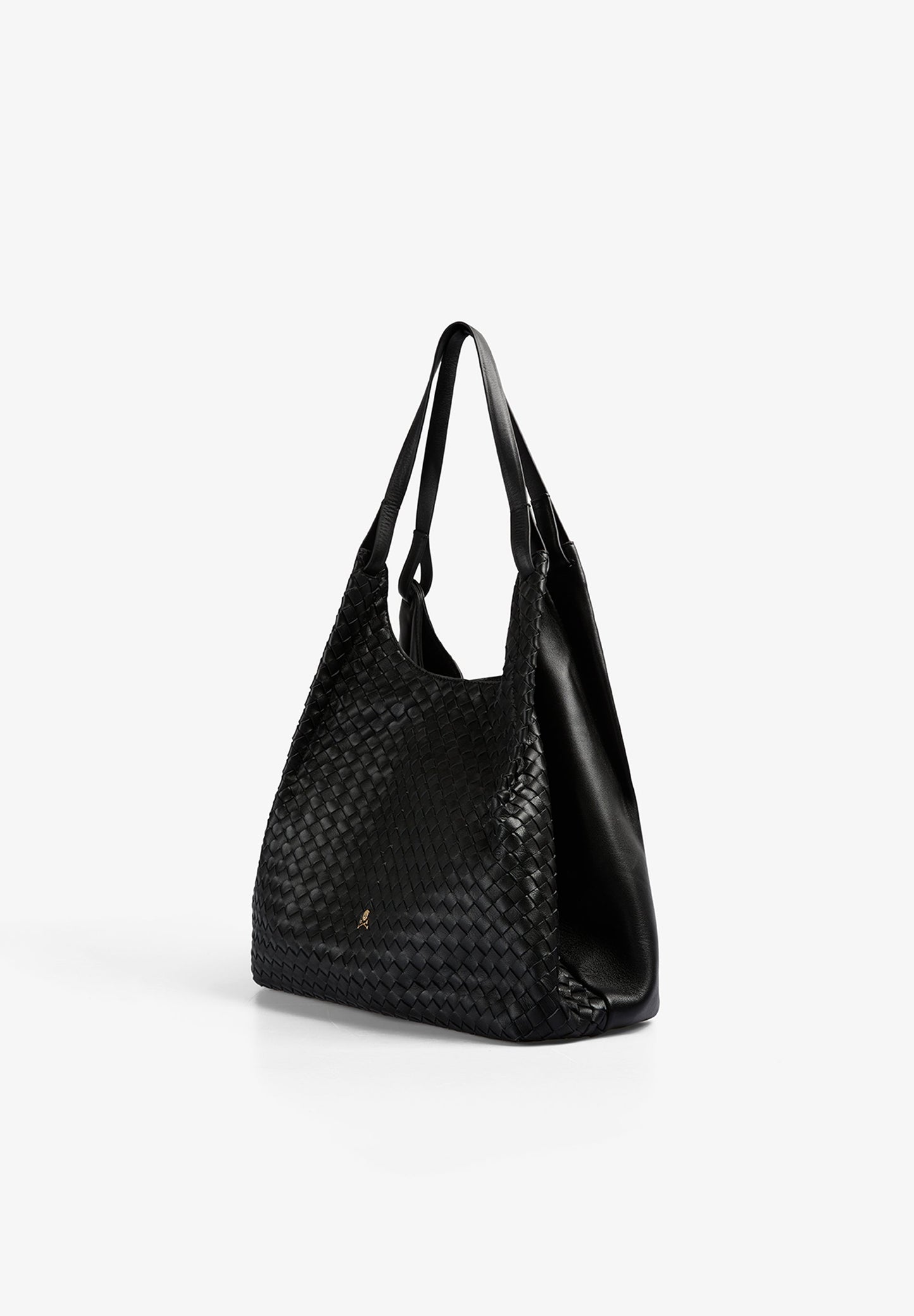 BOLSA SHOPPER DE PELE TRANÇADA
