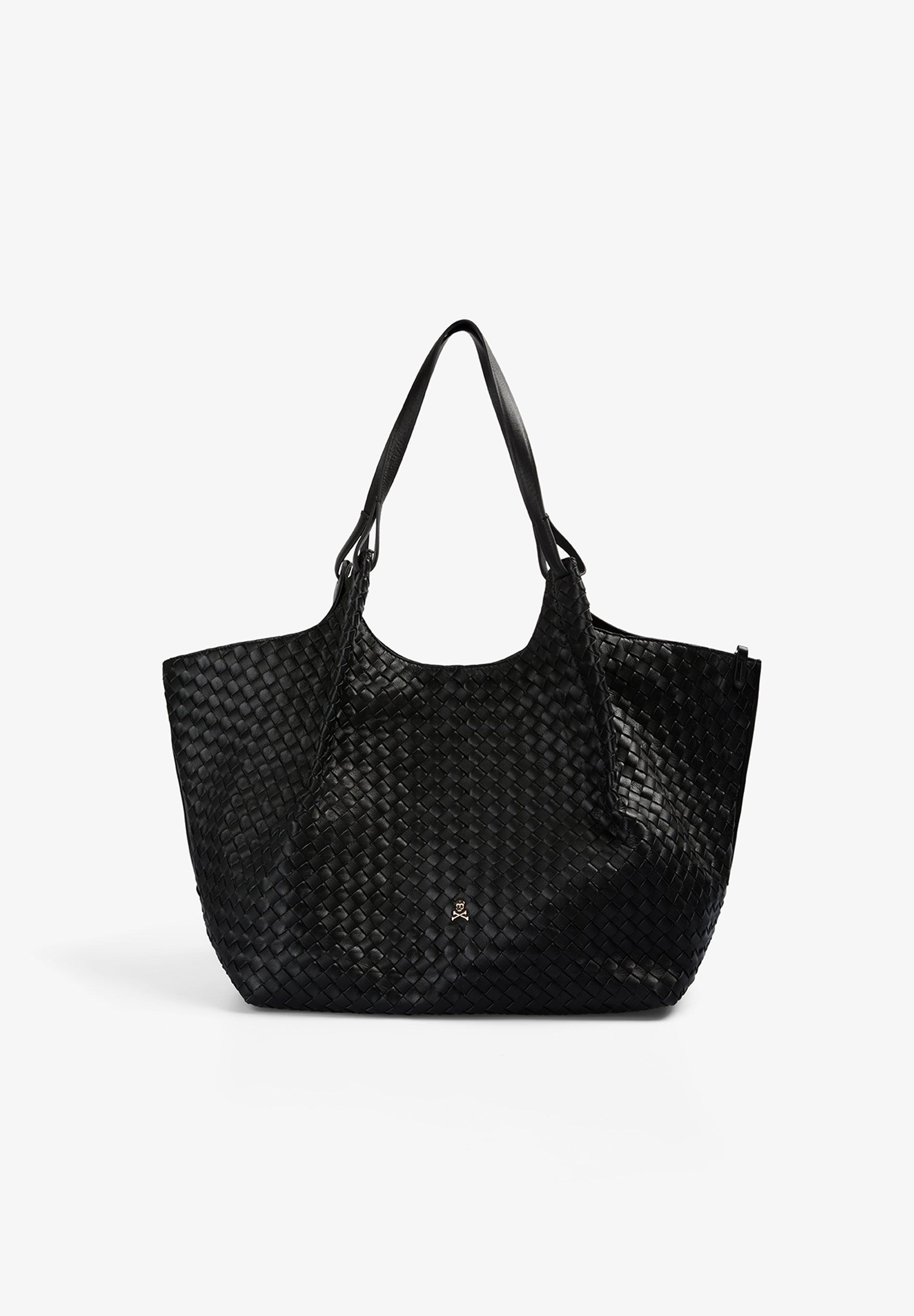 BOLSA SHOPPER DE PELE TRANÇADA