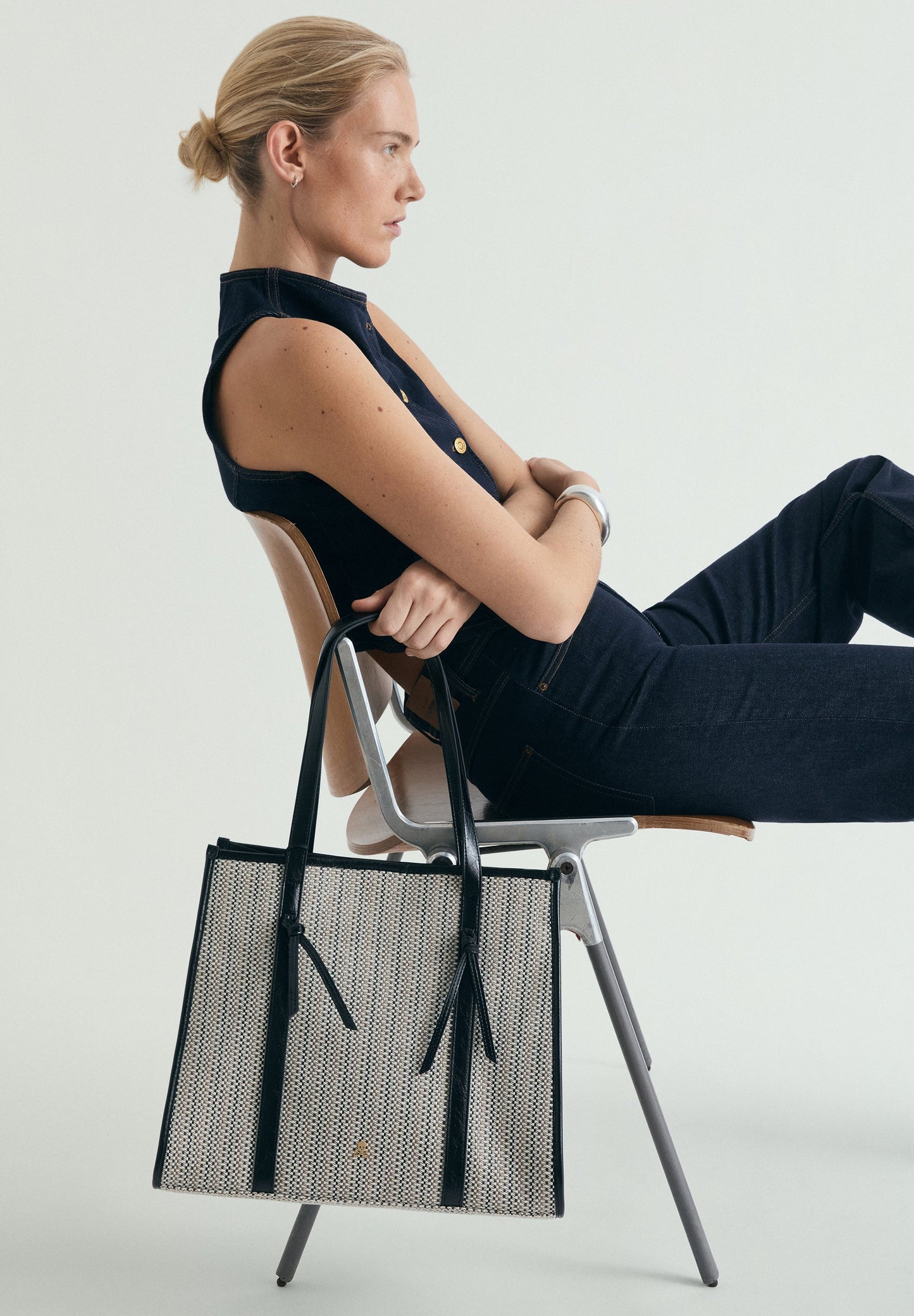 BOLSA SHOPPER TRANÇADA