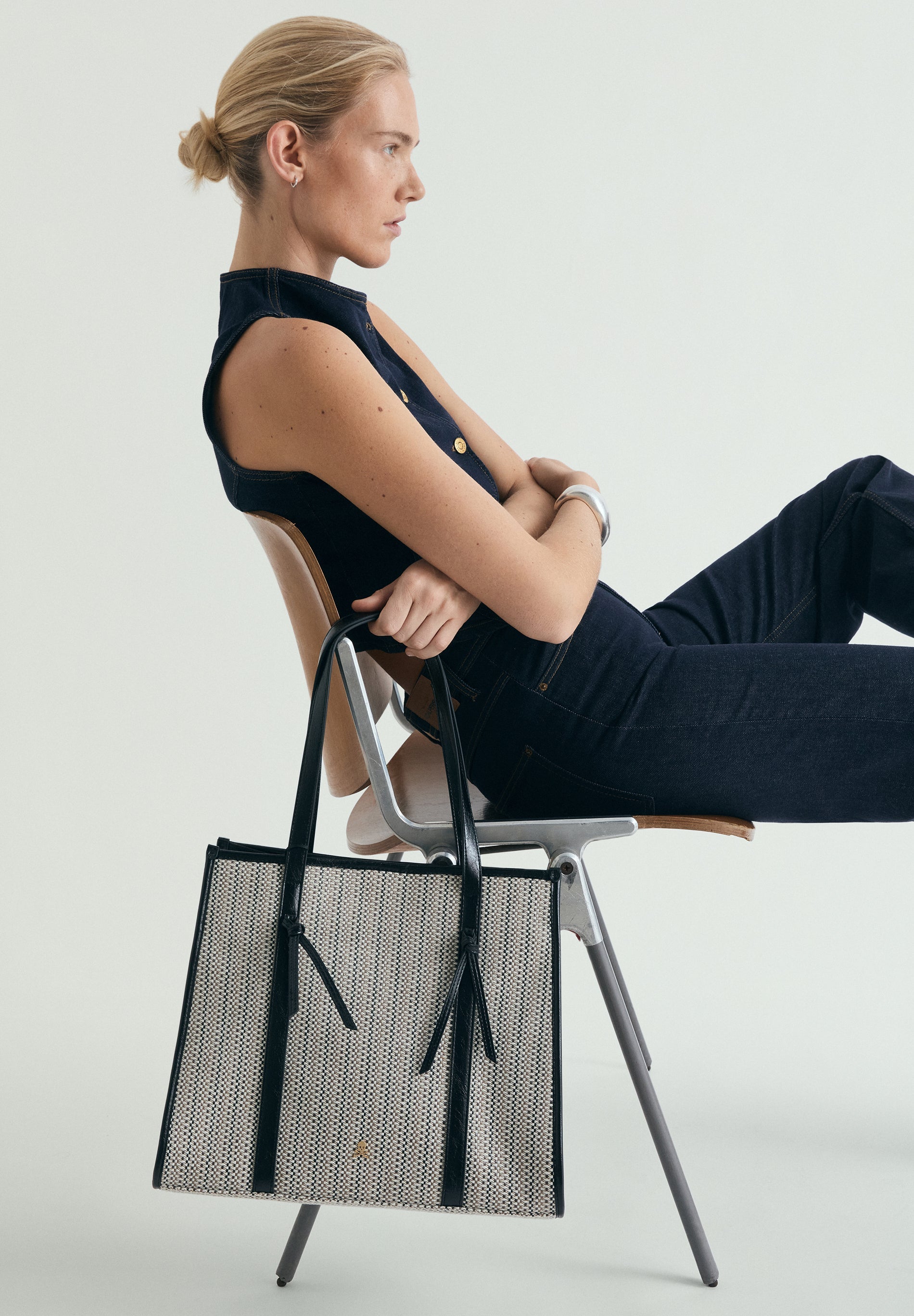 BOLSA SHOPPER TRANÇADA