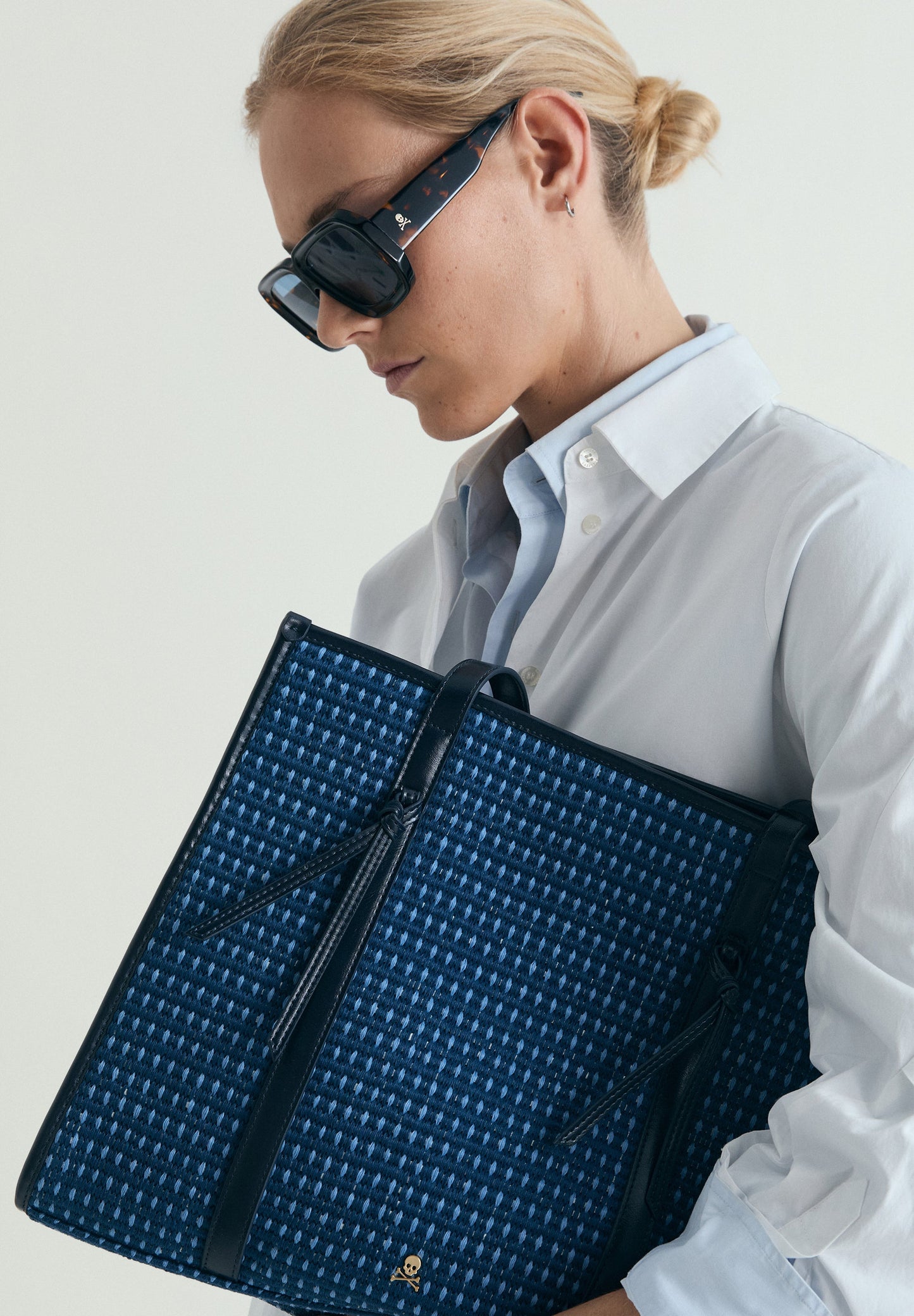 BOLSA SHOPPER TRANÇADA