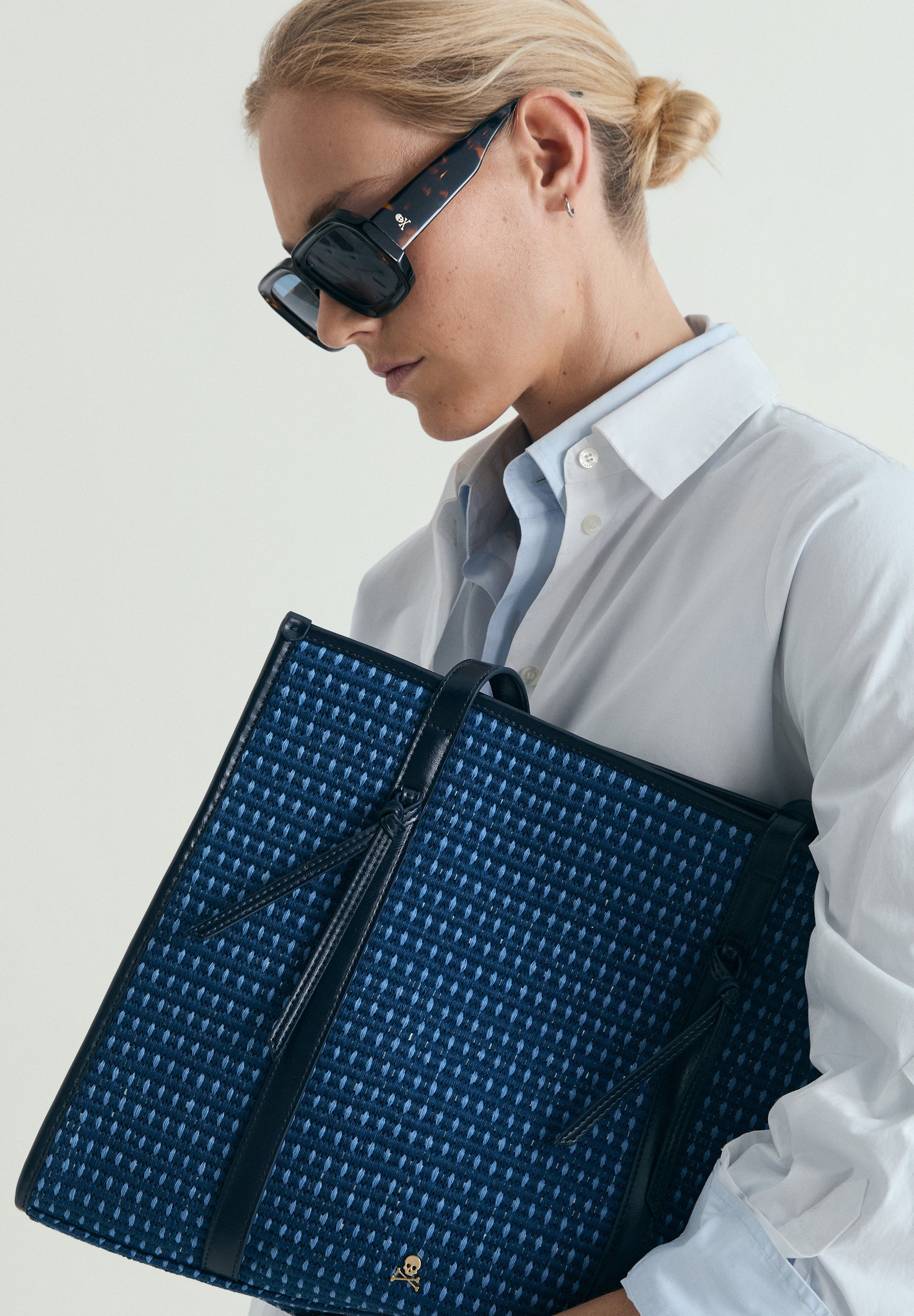 BOLSA SHOPPER TRANÇADA