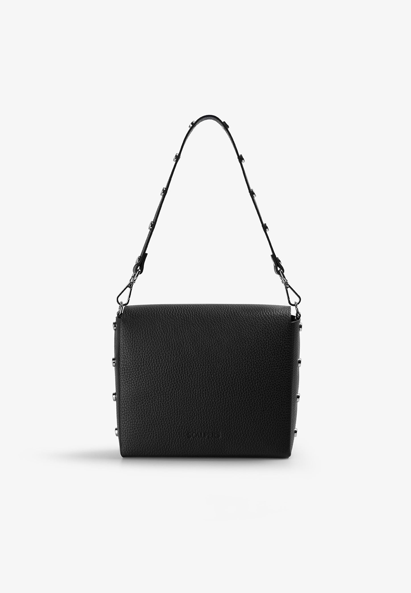 BOLSA DE PELE COM APLIQUES