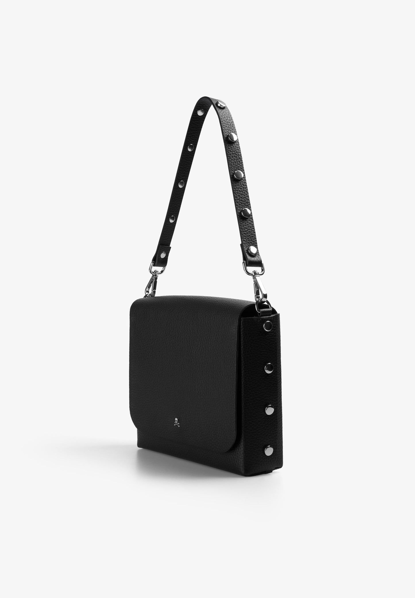BOLSA DE PELE COM APLIQUES