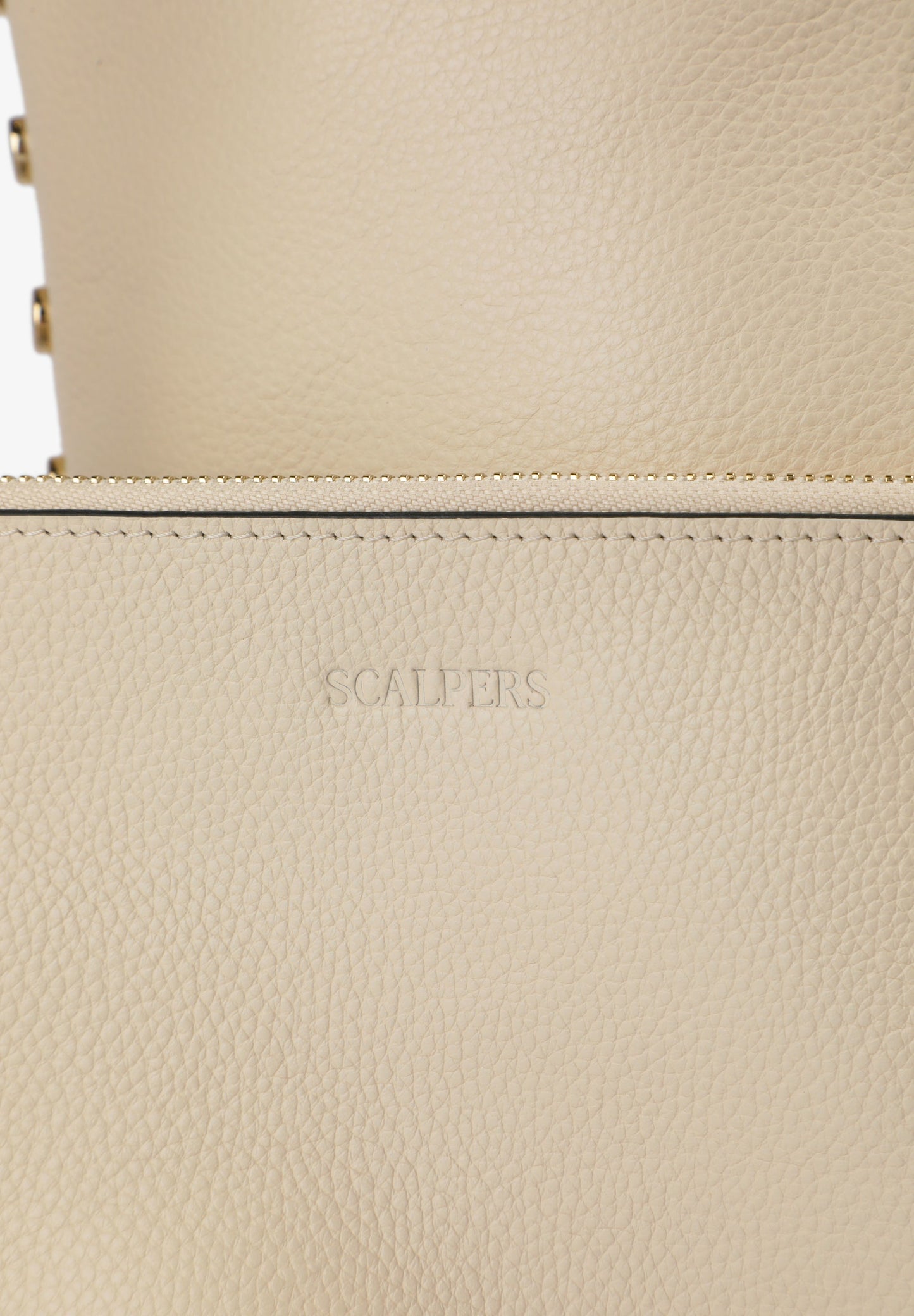 BOLSA DE PELE SHOPPER COM APLIQUES