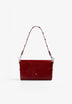 BOLSA MINI EM PELE COM TACHAS