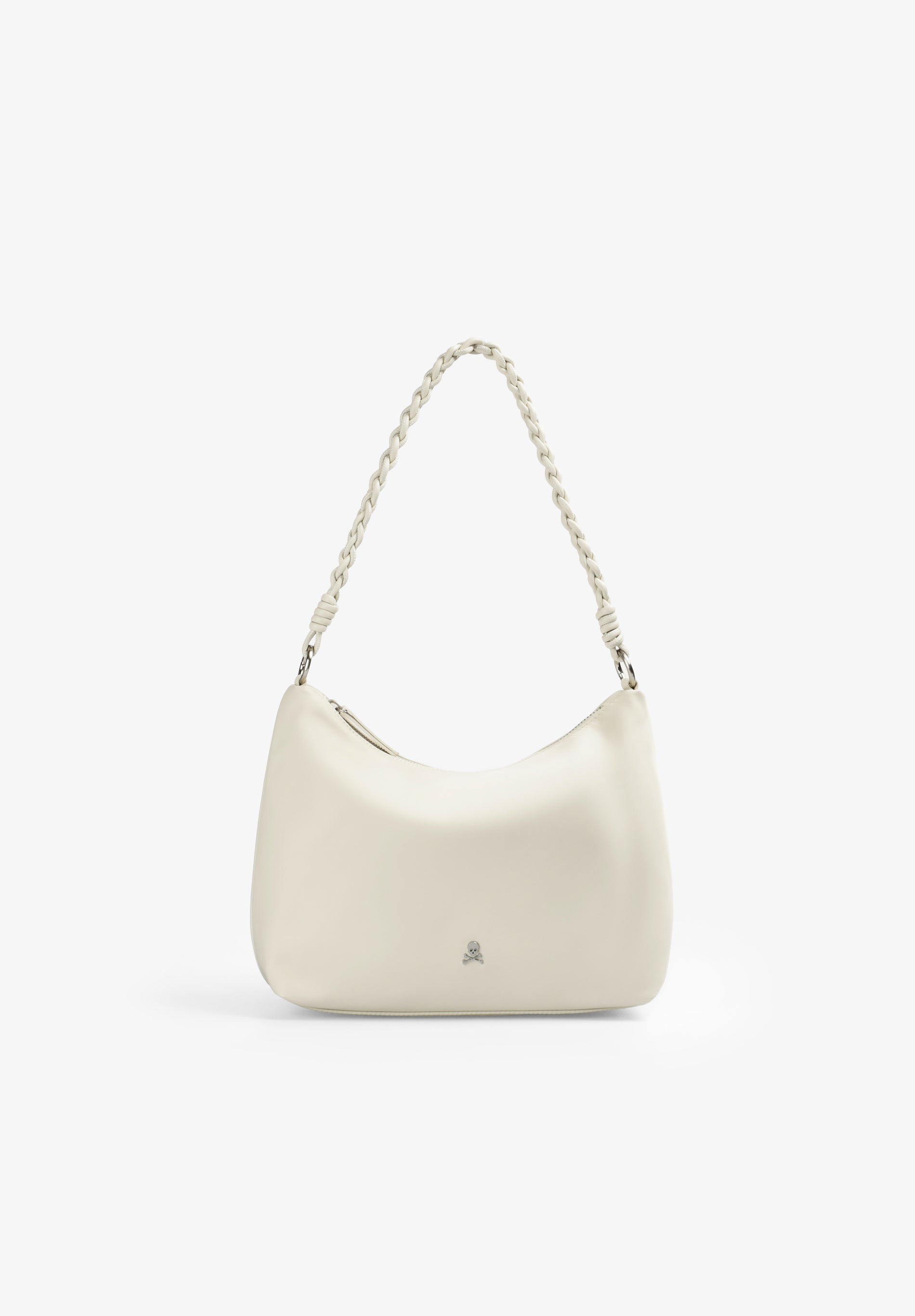 BOLSA LISA DE ALÇA ENTRANÇADA