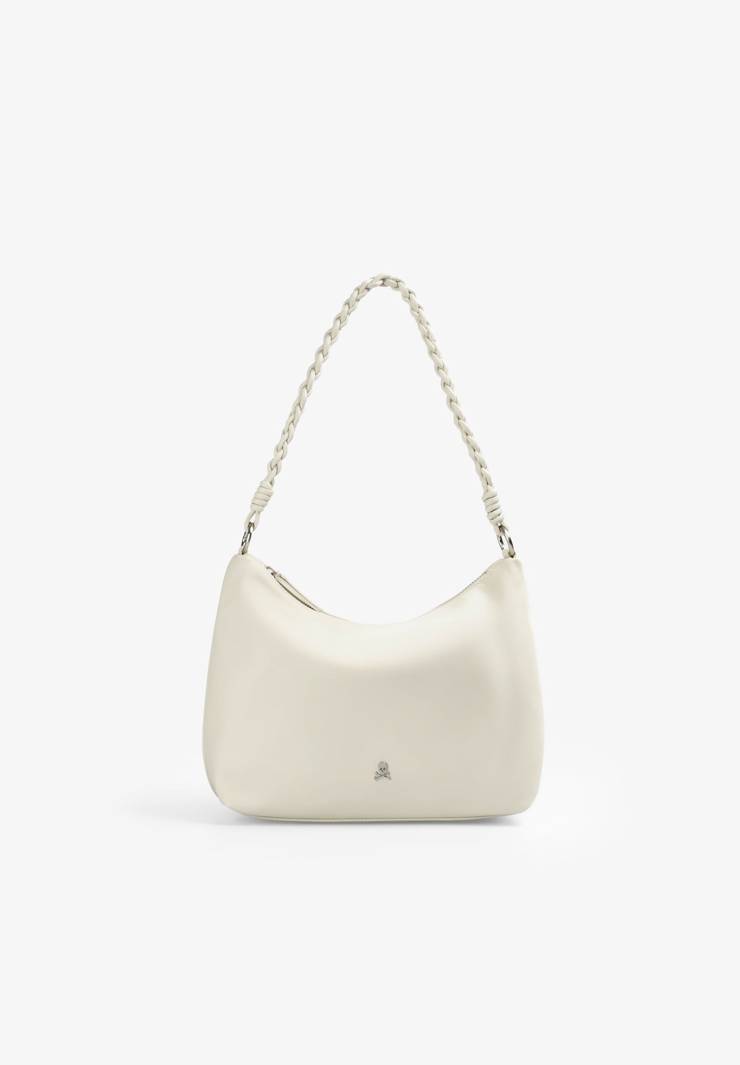 BOLSA LISA DE ALÇA ENTRANÇADA