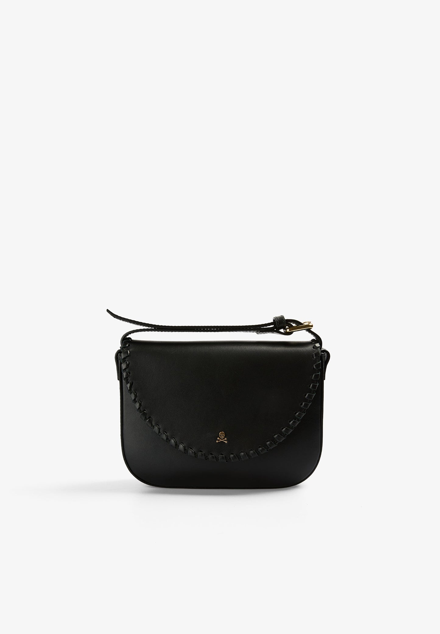 BOLSA A TIRACOLO EM PELE ENTRANÇADA