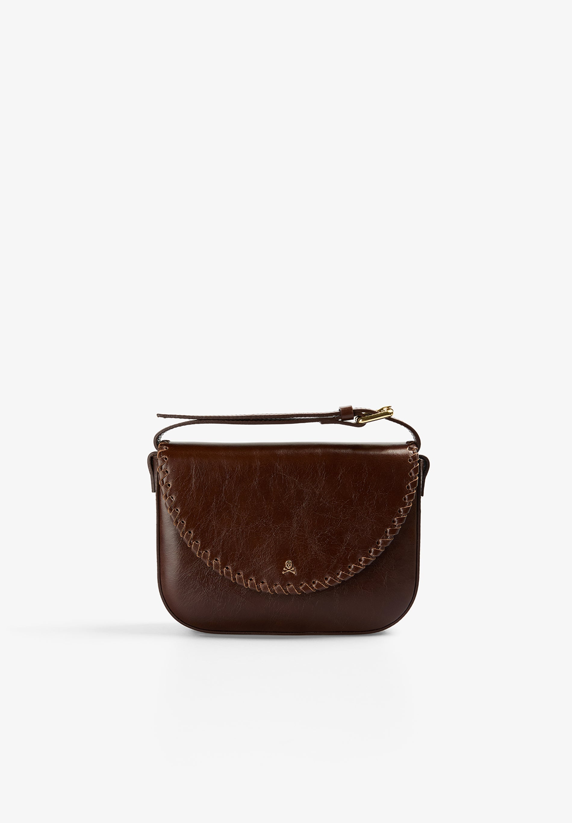 BOLSA A TIRACOLO EM PELE ENTRANÇADA