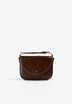 BOLSA A TIRACOLO EM PELE ENTRANÇADA