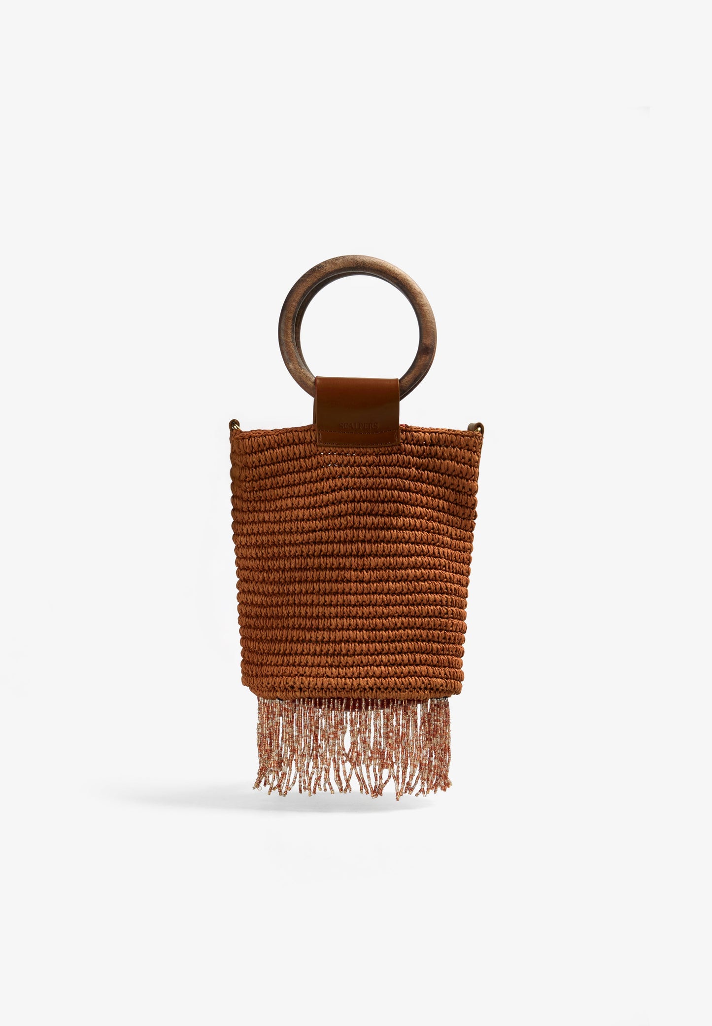 BOLSA TRANÇADA COM FRANJAS