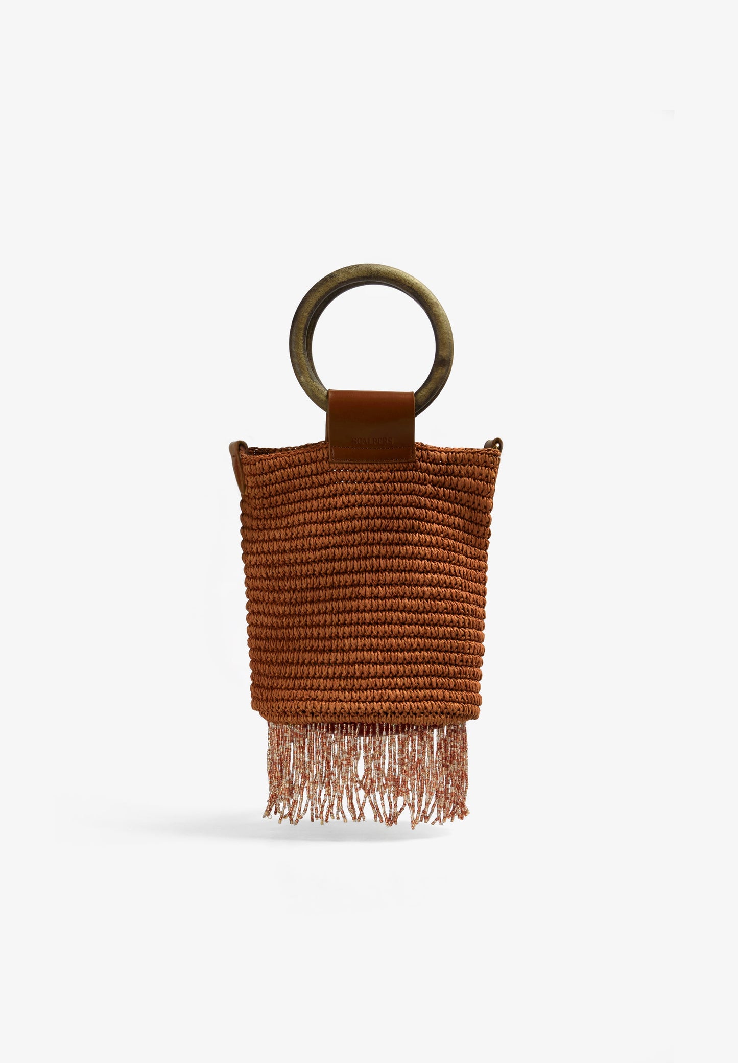 BOLSA TRANÇADA COM FRANJAS