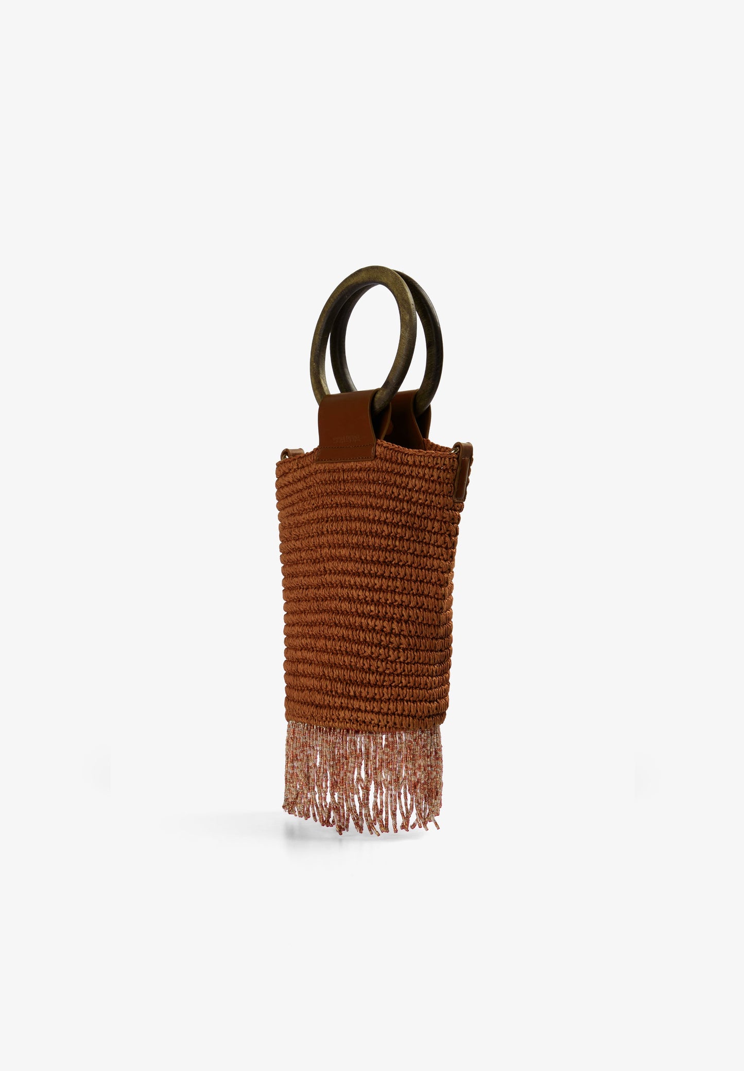 BOLSA TRANÇADA COM FRANJAS