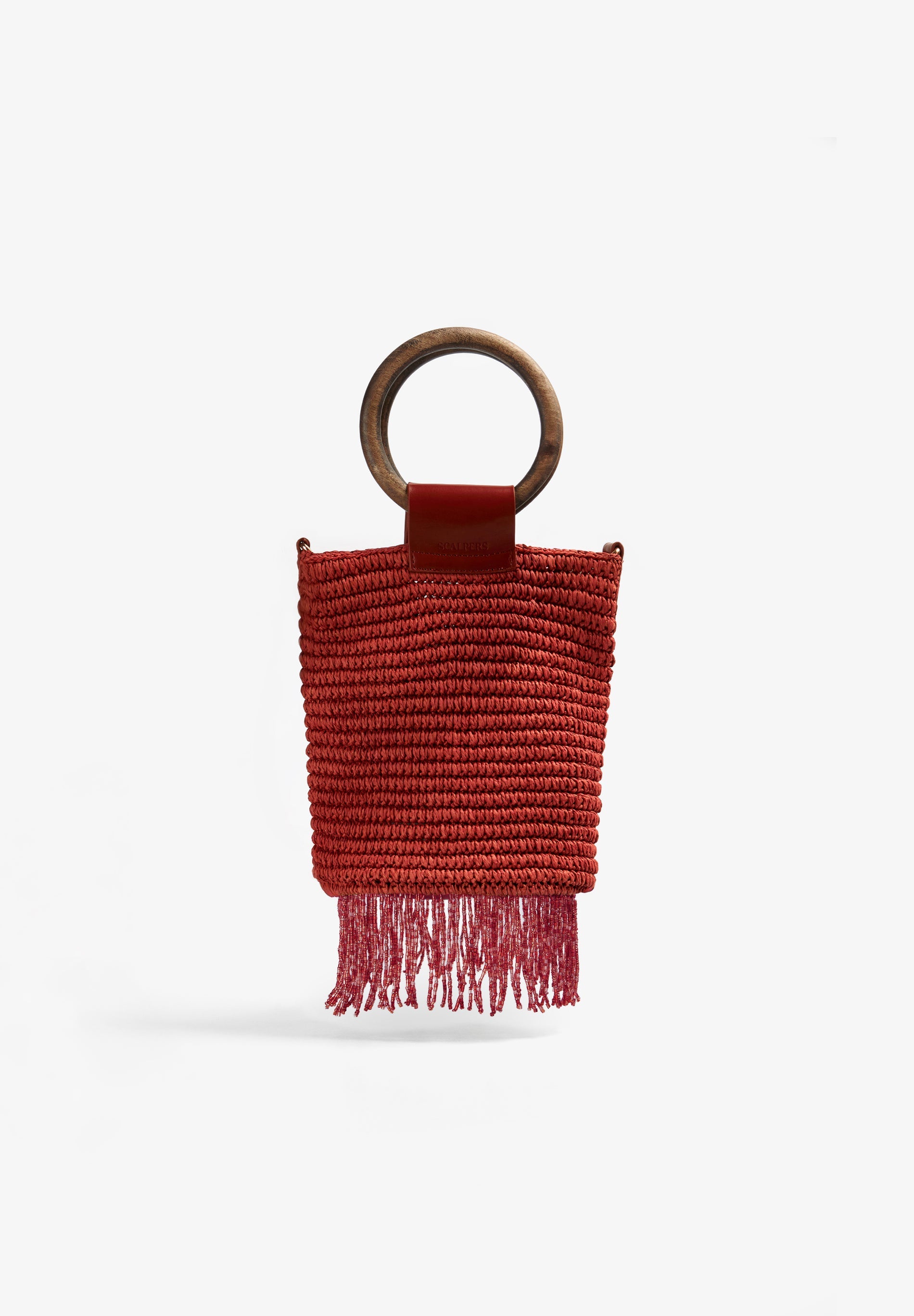 BOLSA TRANÇADA COM FRANJAS